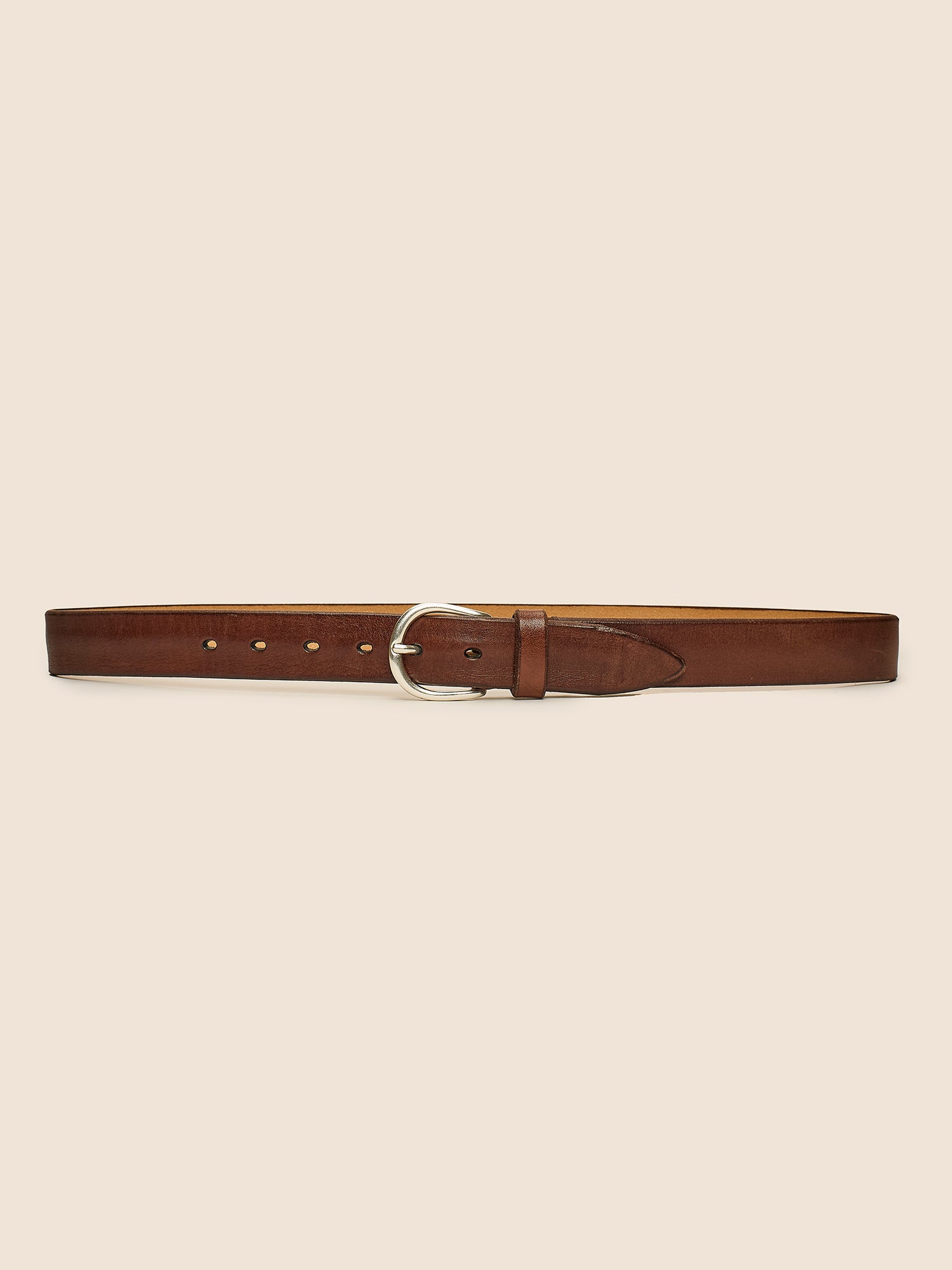 DARK BROWN CALFSKIN BELT