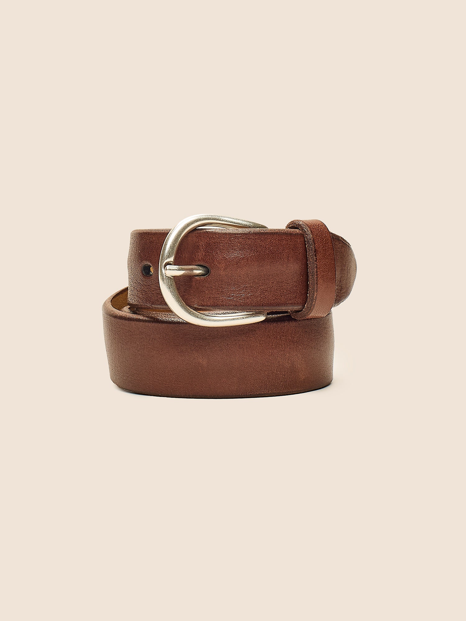 DARK BROWN CALFSKIN BELT
