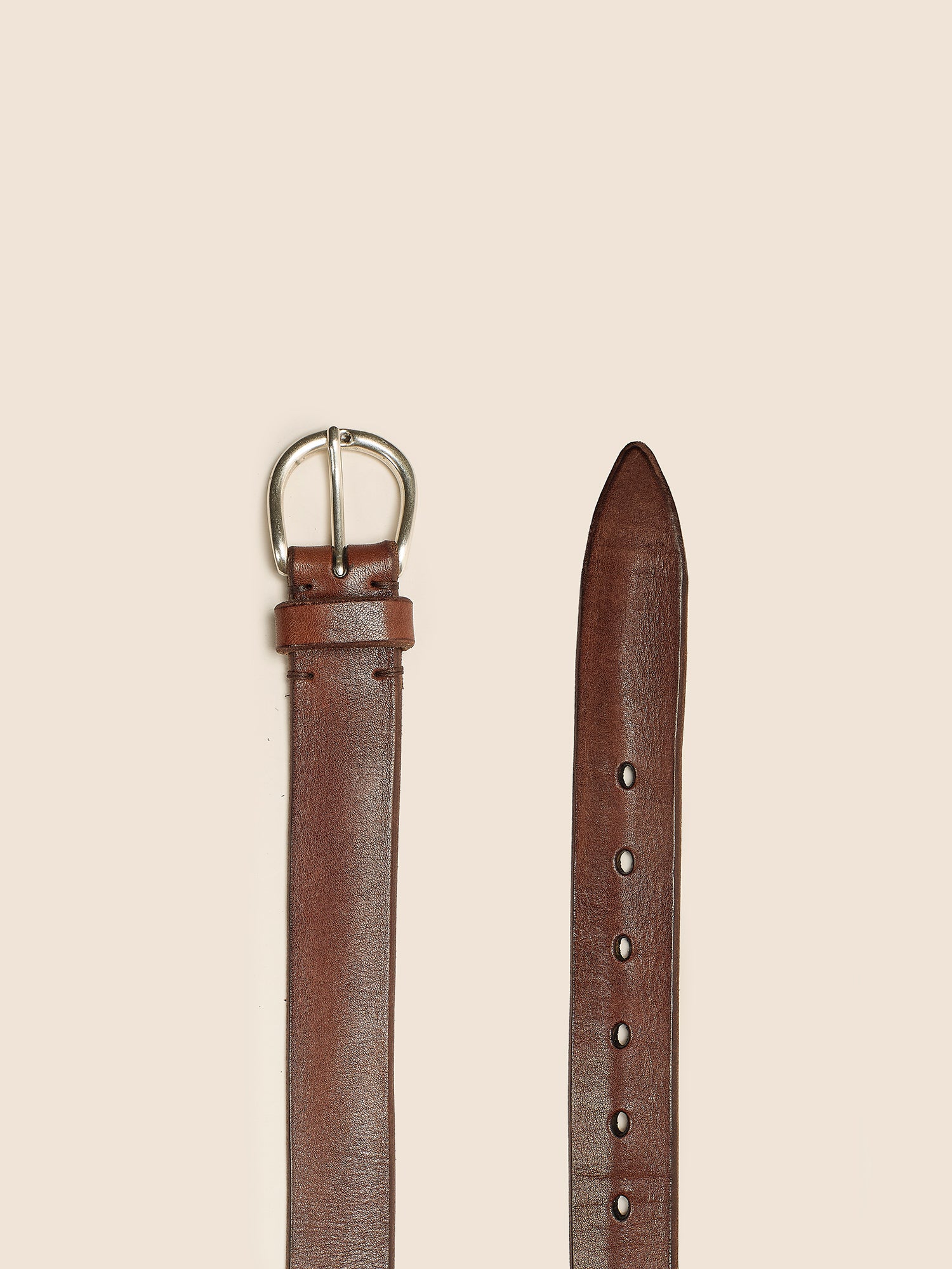 DARK BROWN CALFSKIN BELT