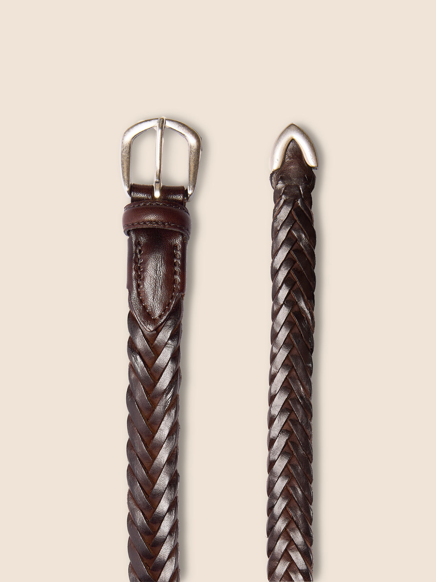BRAIDED CALFSKIN BELT