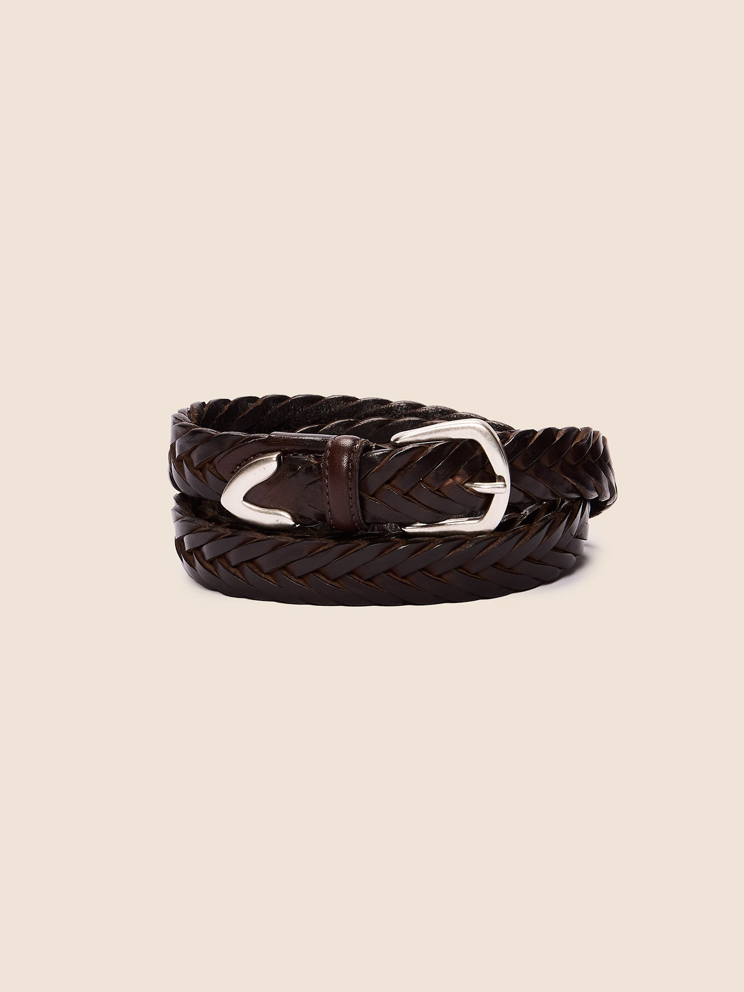 BRAIDED CALFSKIN BELT