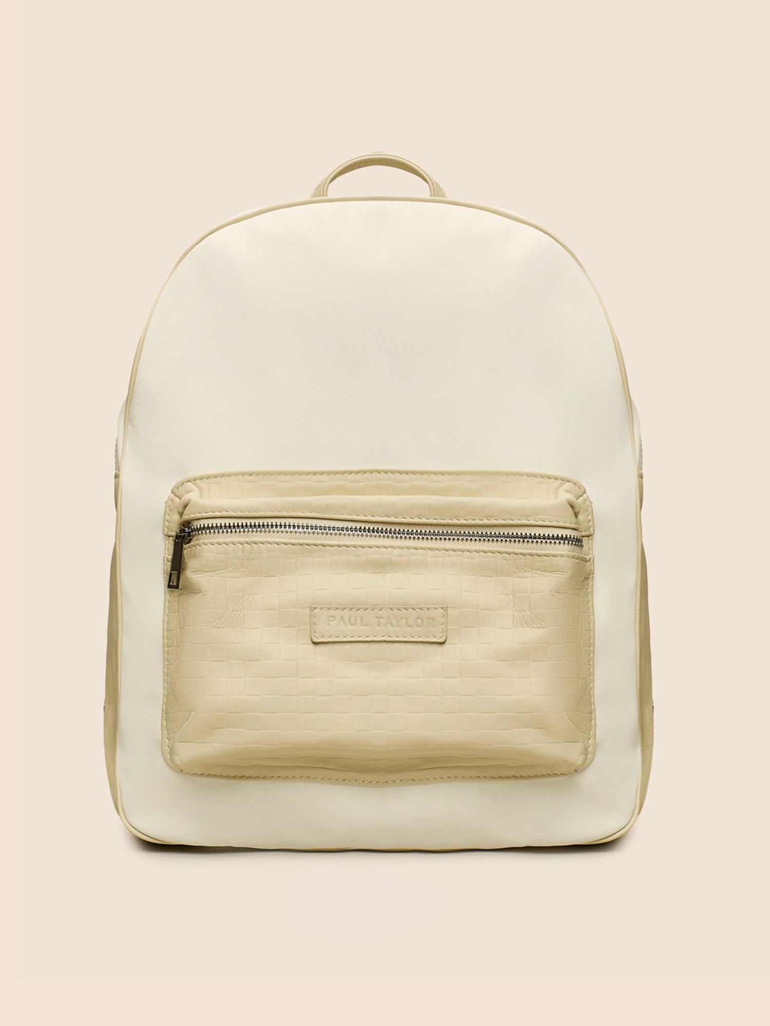 OFF WHITE CALFSKIN TECHNICAL BACKPACK
