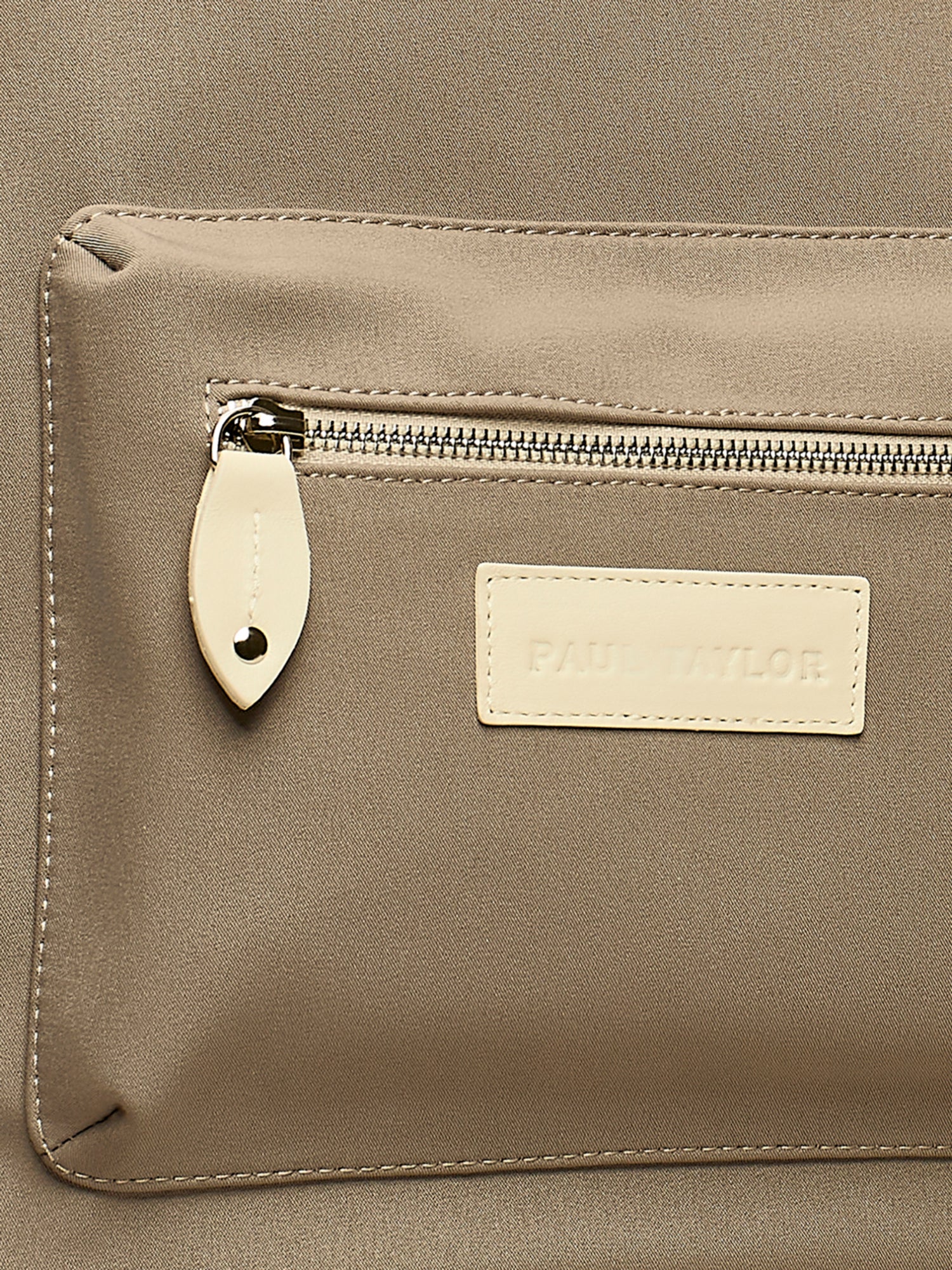 GRAY TECHNICAL FABRIC BACKPACK
