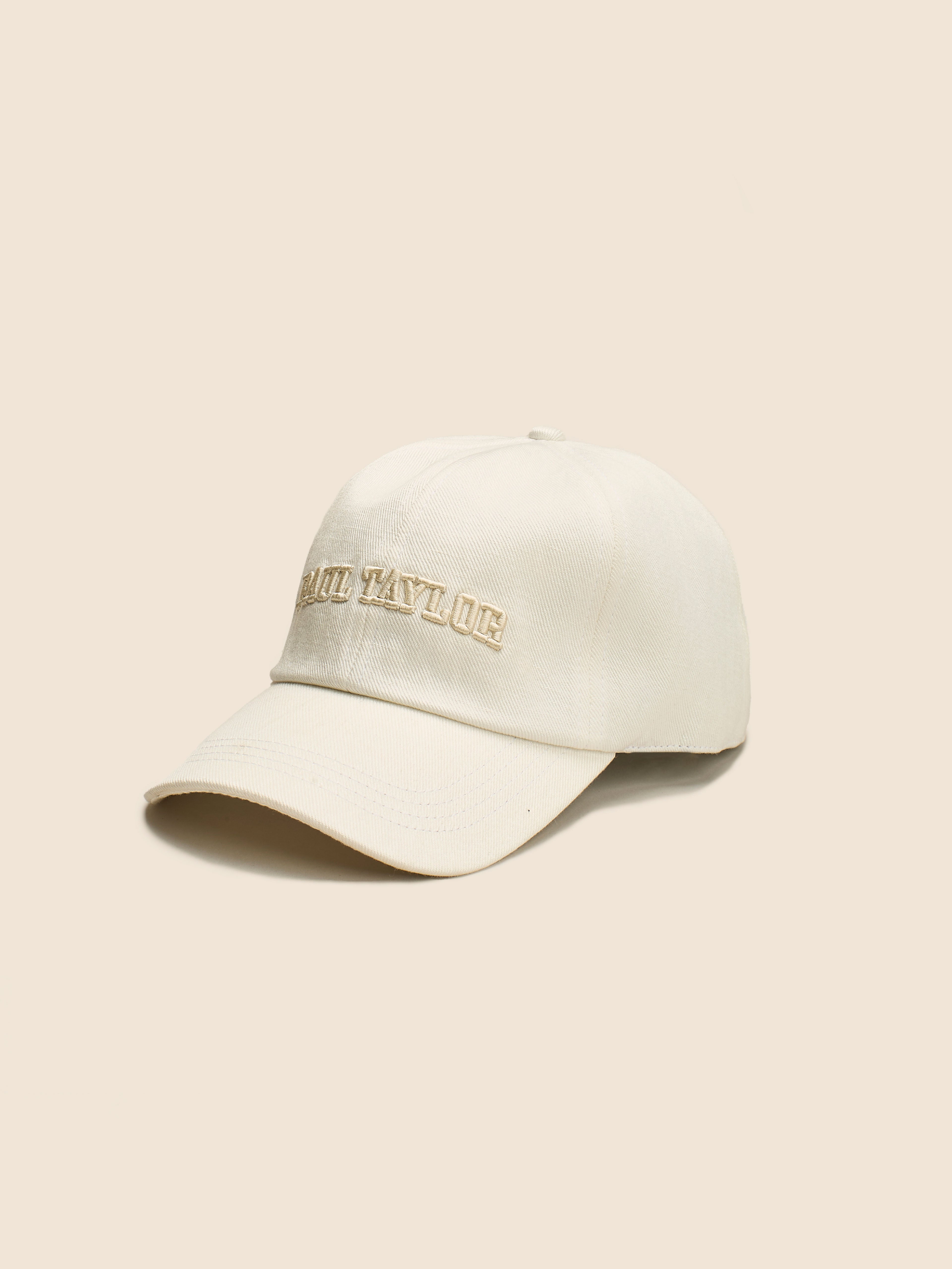 OFF WHITE BASEBALL LOGO EMBROIDERY