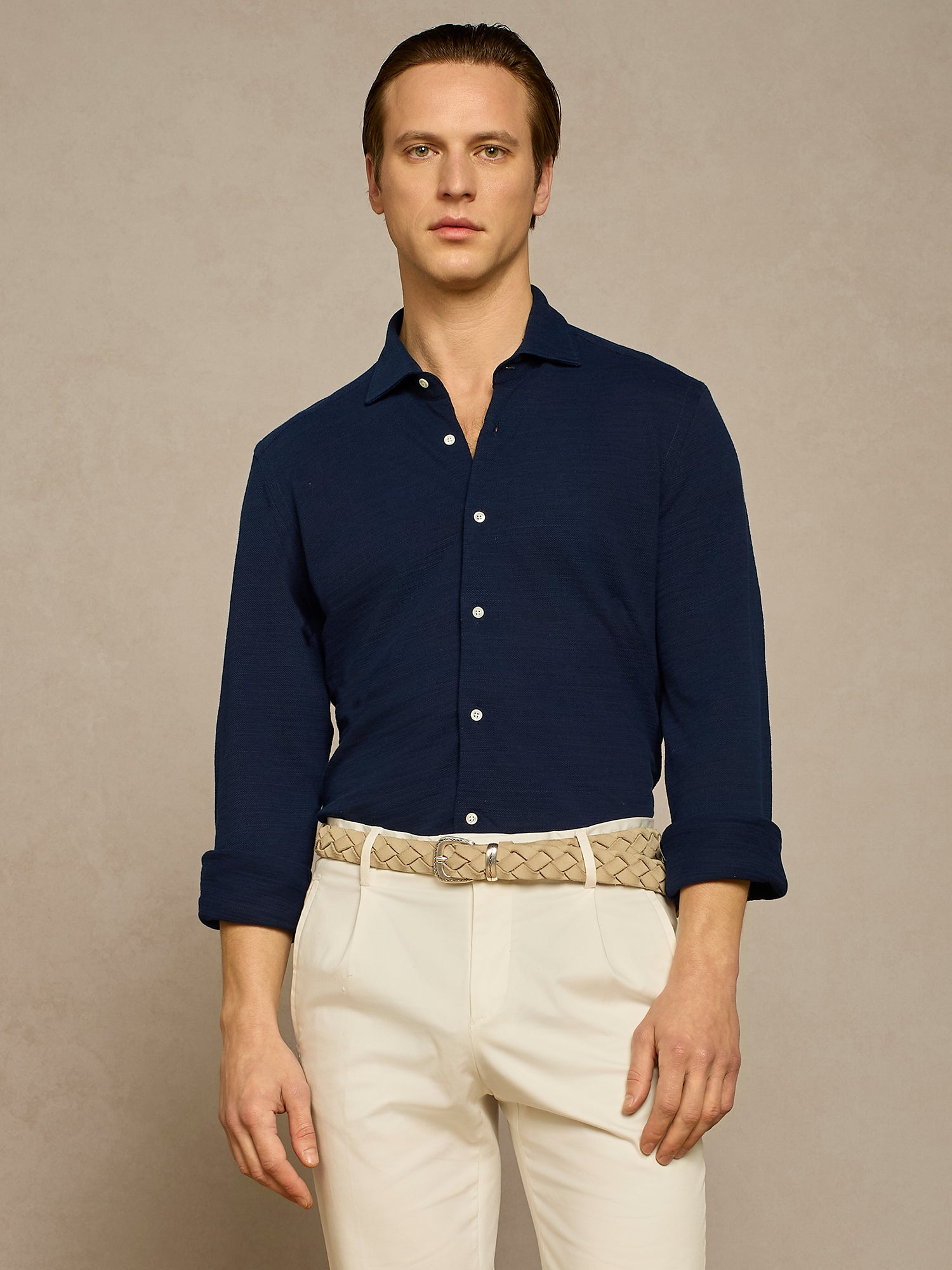 KNITTED JERSEY SHIRT