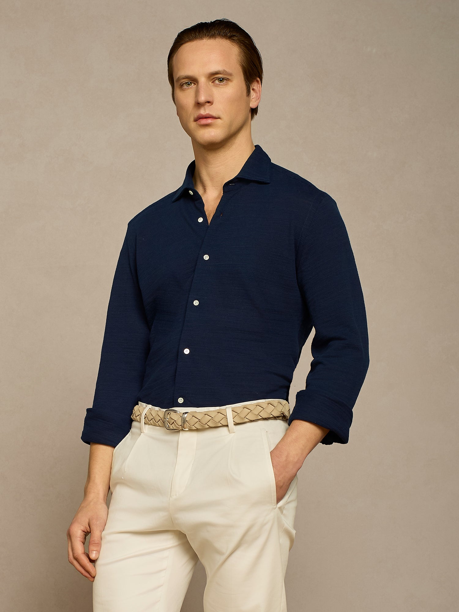 KNITTED JERSEY SHIRT