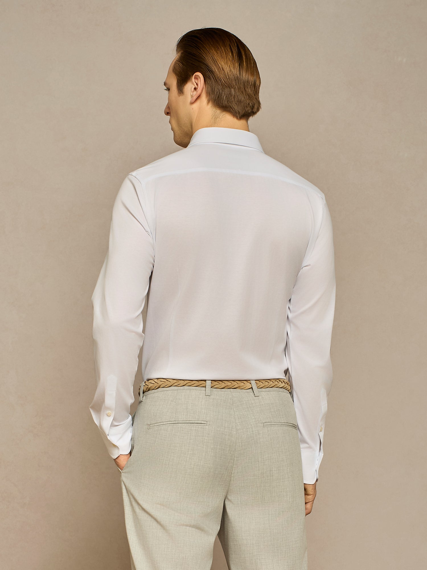 WHITE JERSEY SHIRT