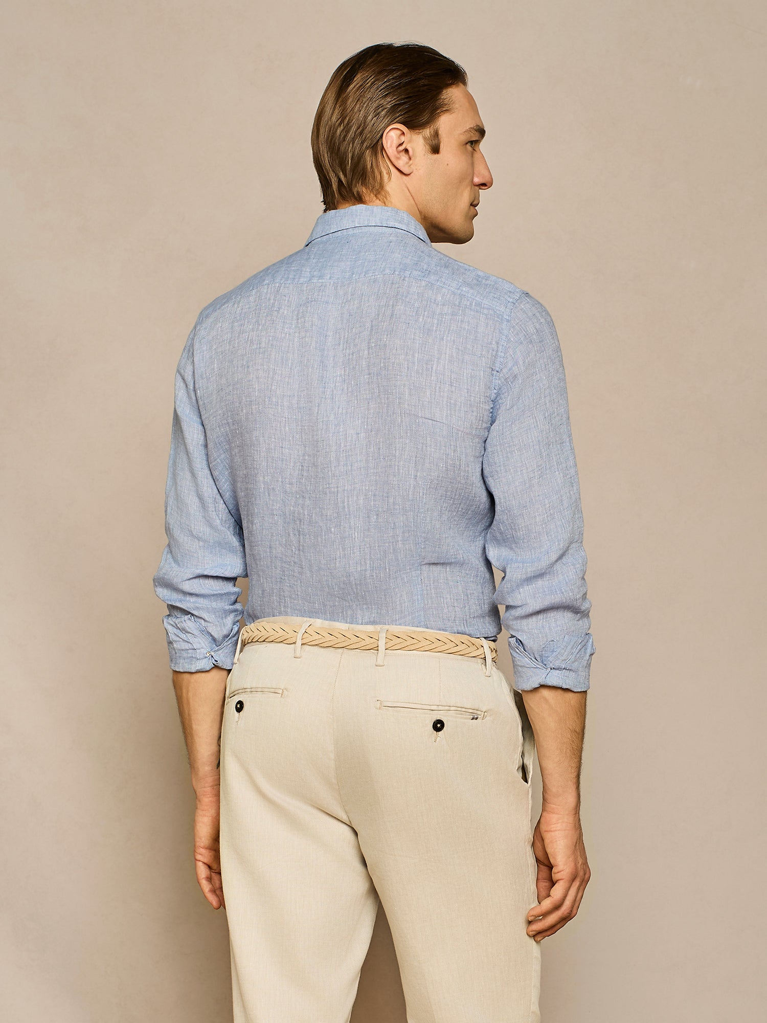DENIM LINEN SHIRT