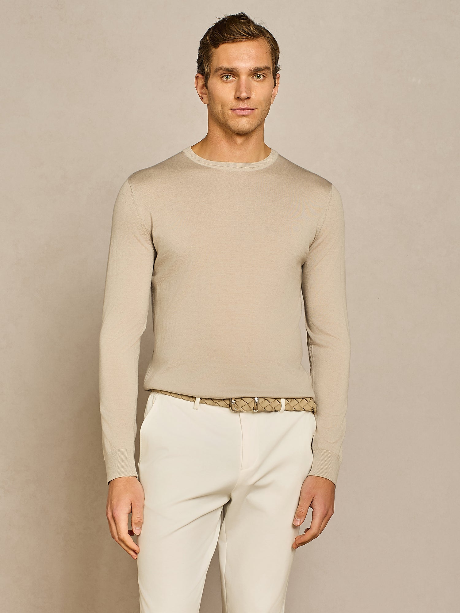 BUTTER ROUND NECK KNITTED SWEATER