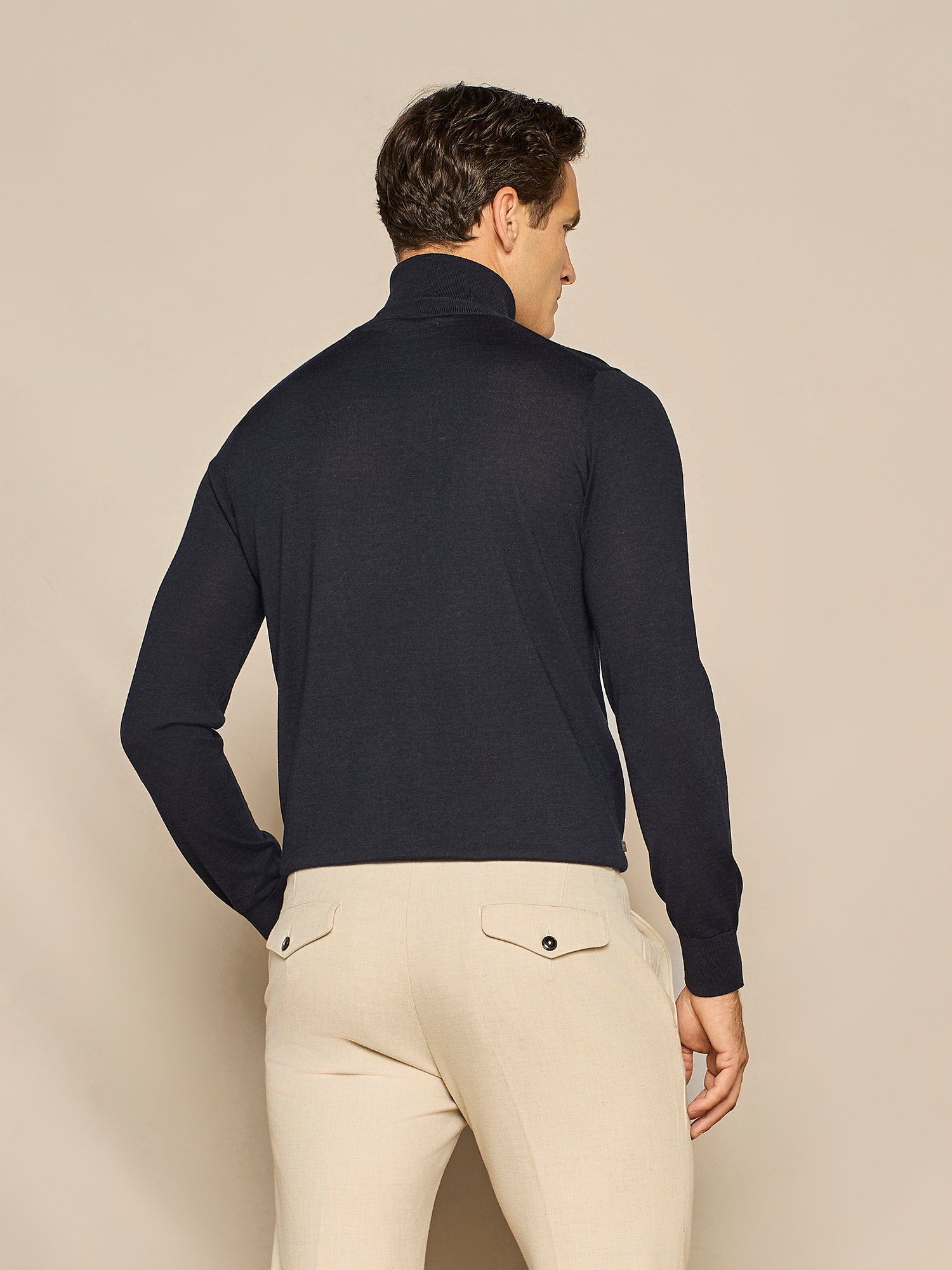 BLUE ULTRALIGHT TURTLENECK