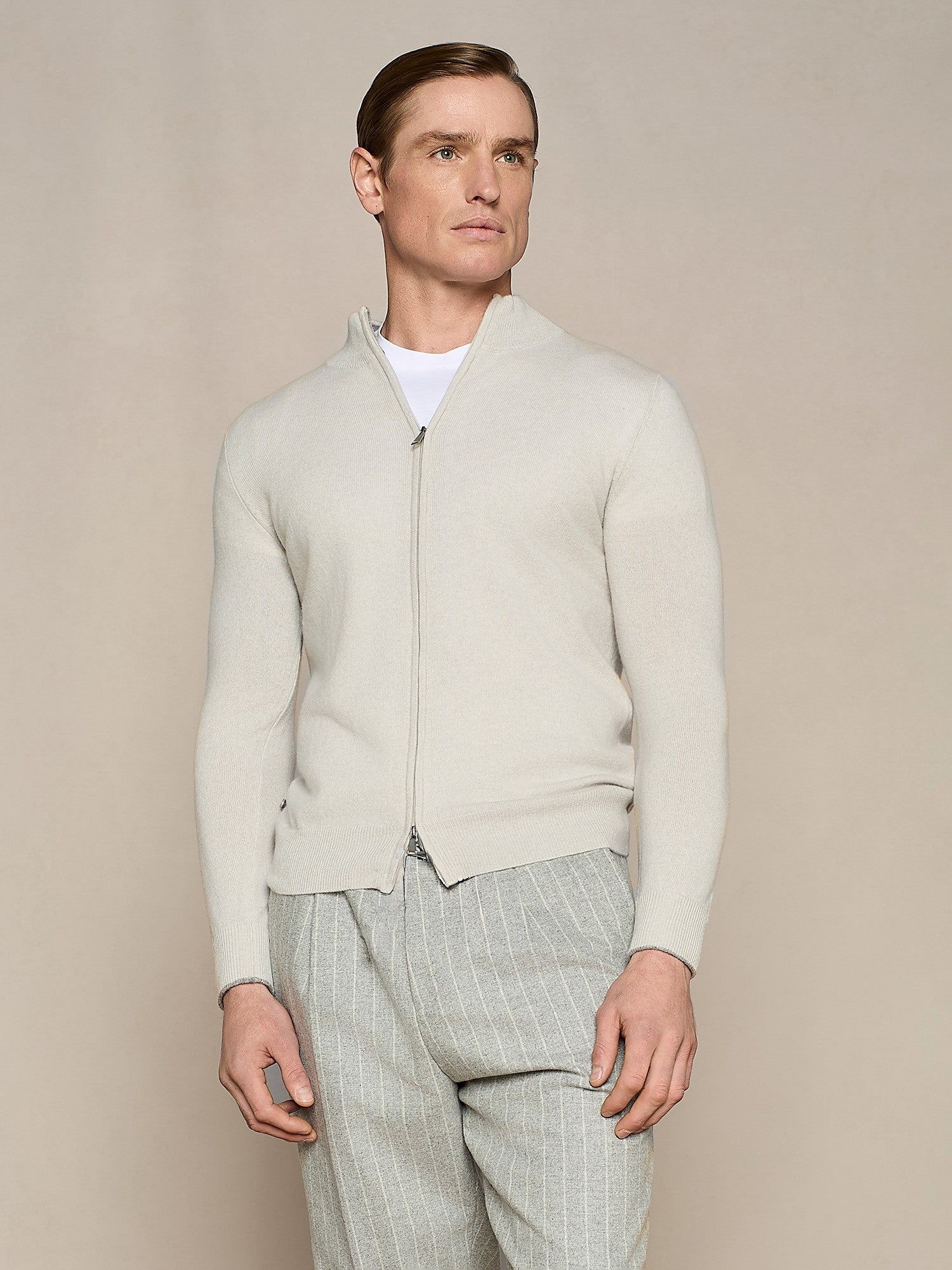 BUTTER FULL ZIP CARDIGAN