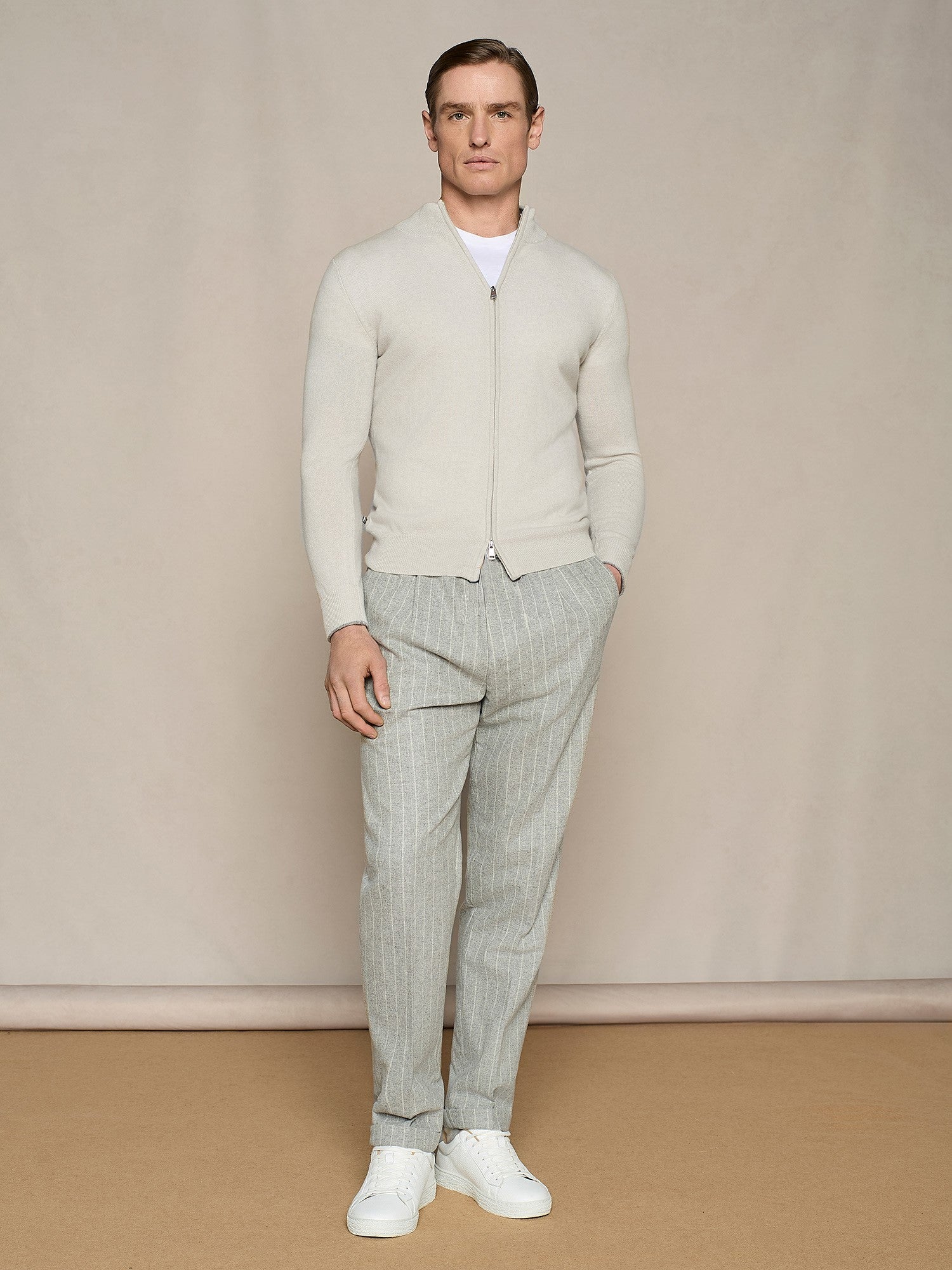 BUTTER FULL ZIP CARDIGAN
