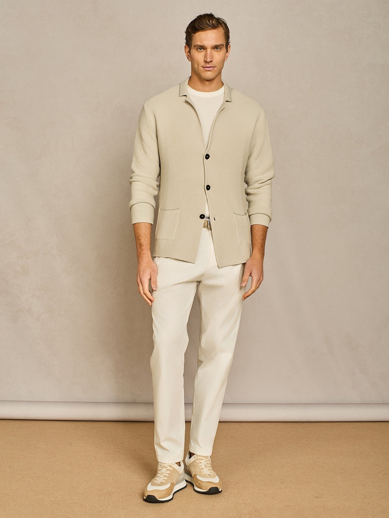 LINKS BUTTER KNIT JACKET