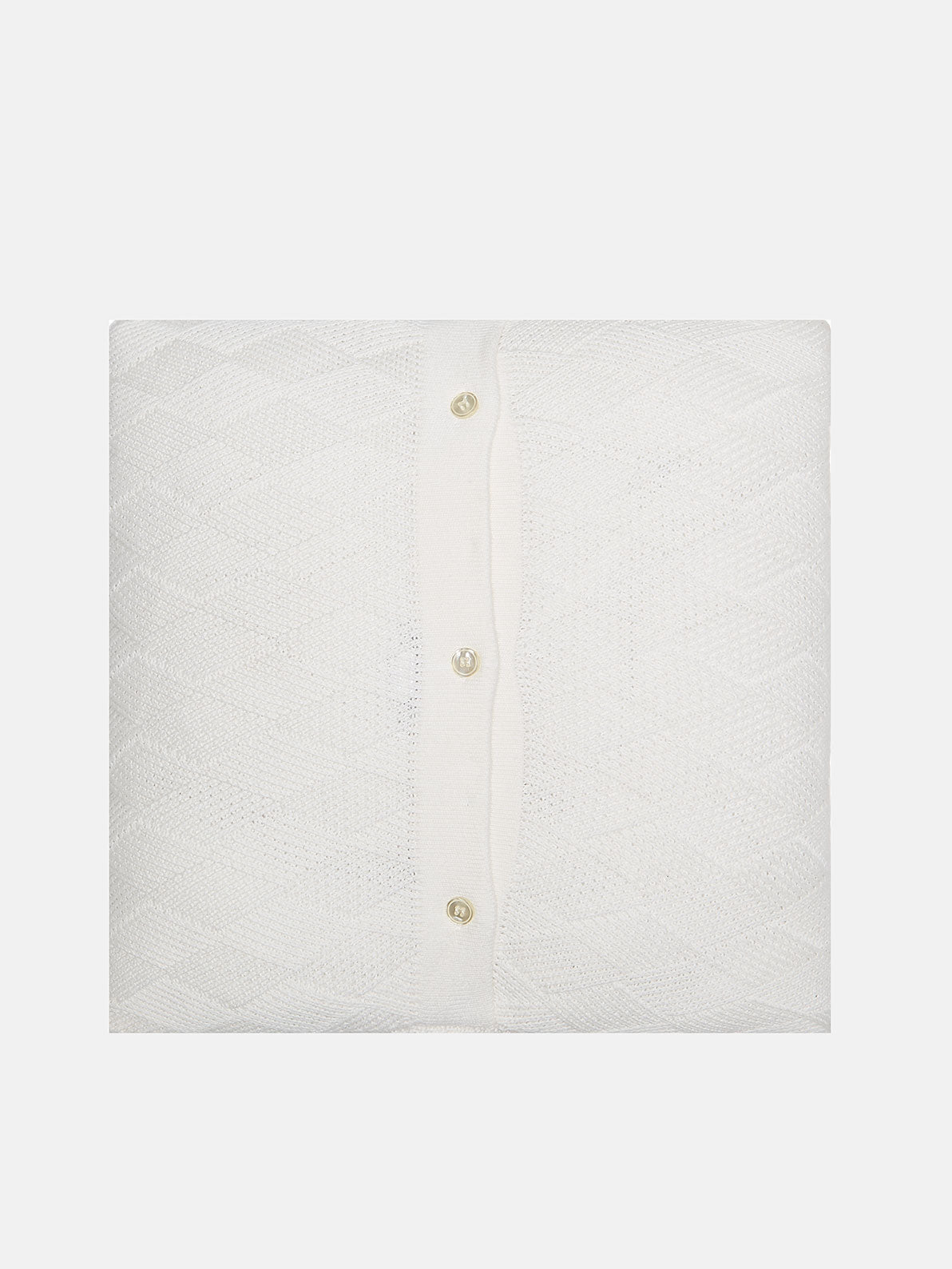 CASHMERE AND COTTON KNIT PILLOW