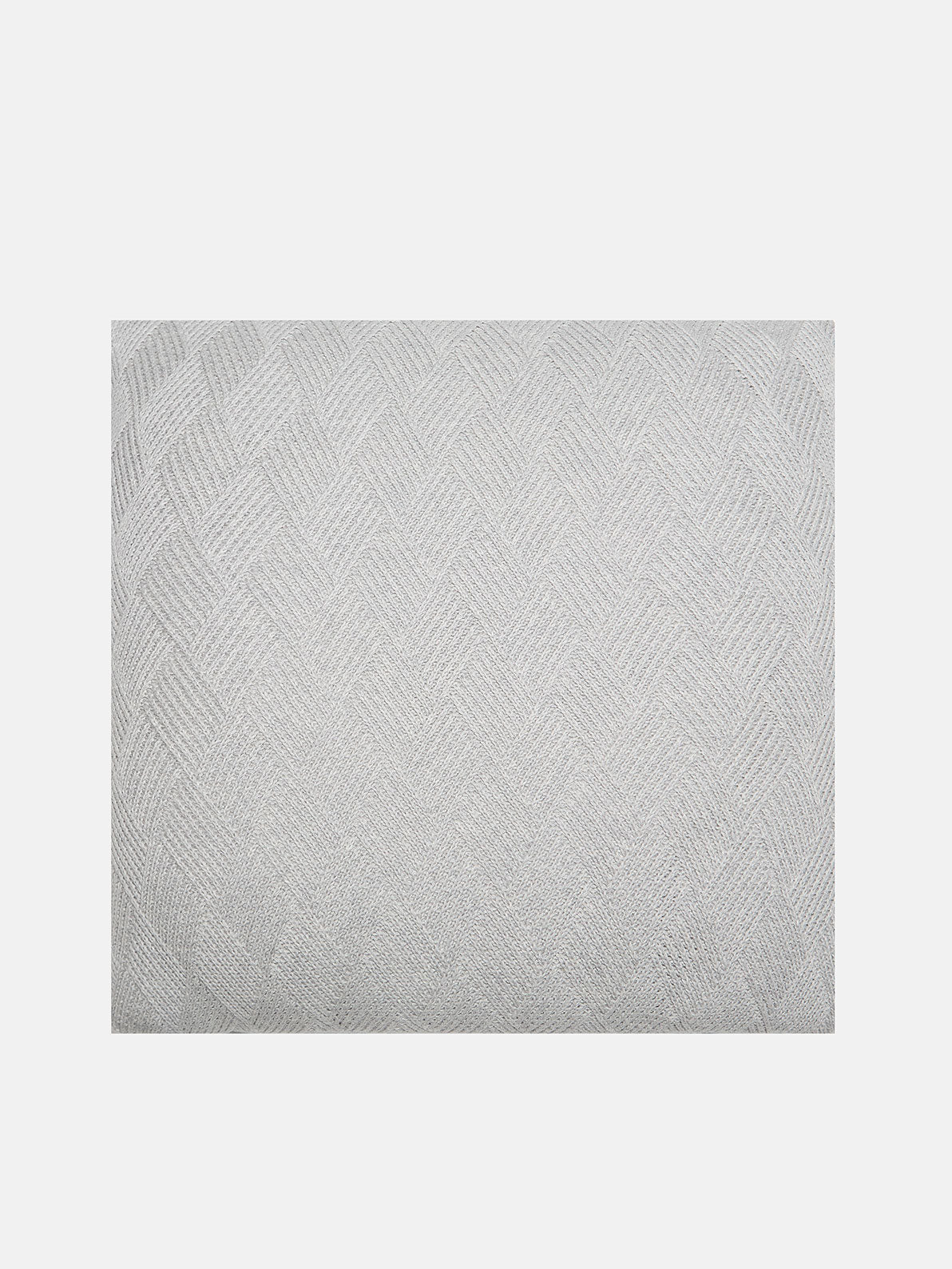 CASHMERE AND COTTON KNIT PILLOW