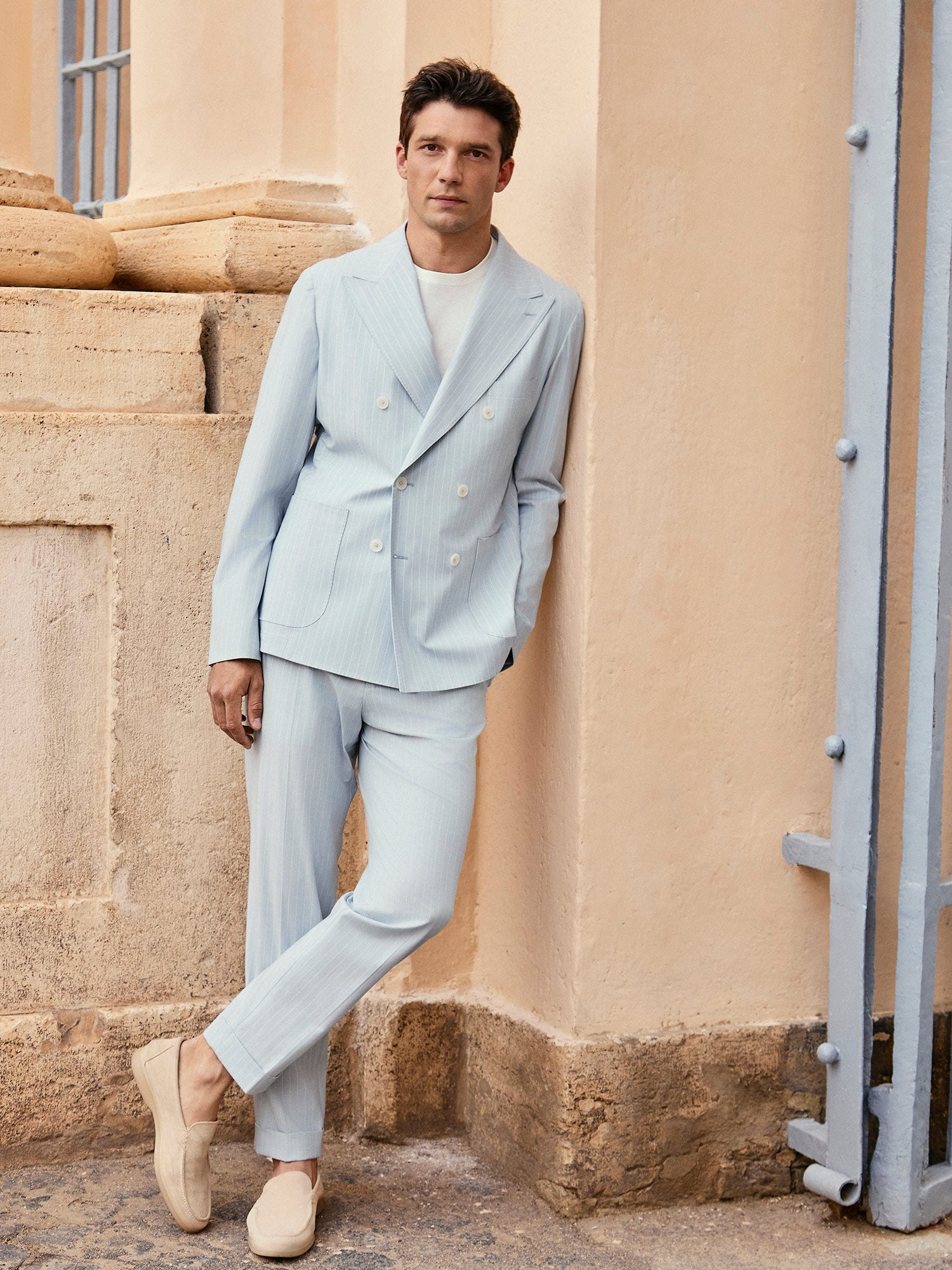 CLOUD PINSTRIPE SARTORIAL TROUSERS