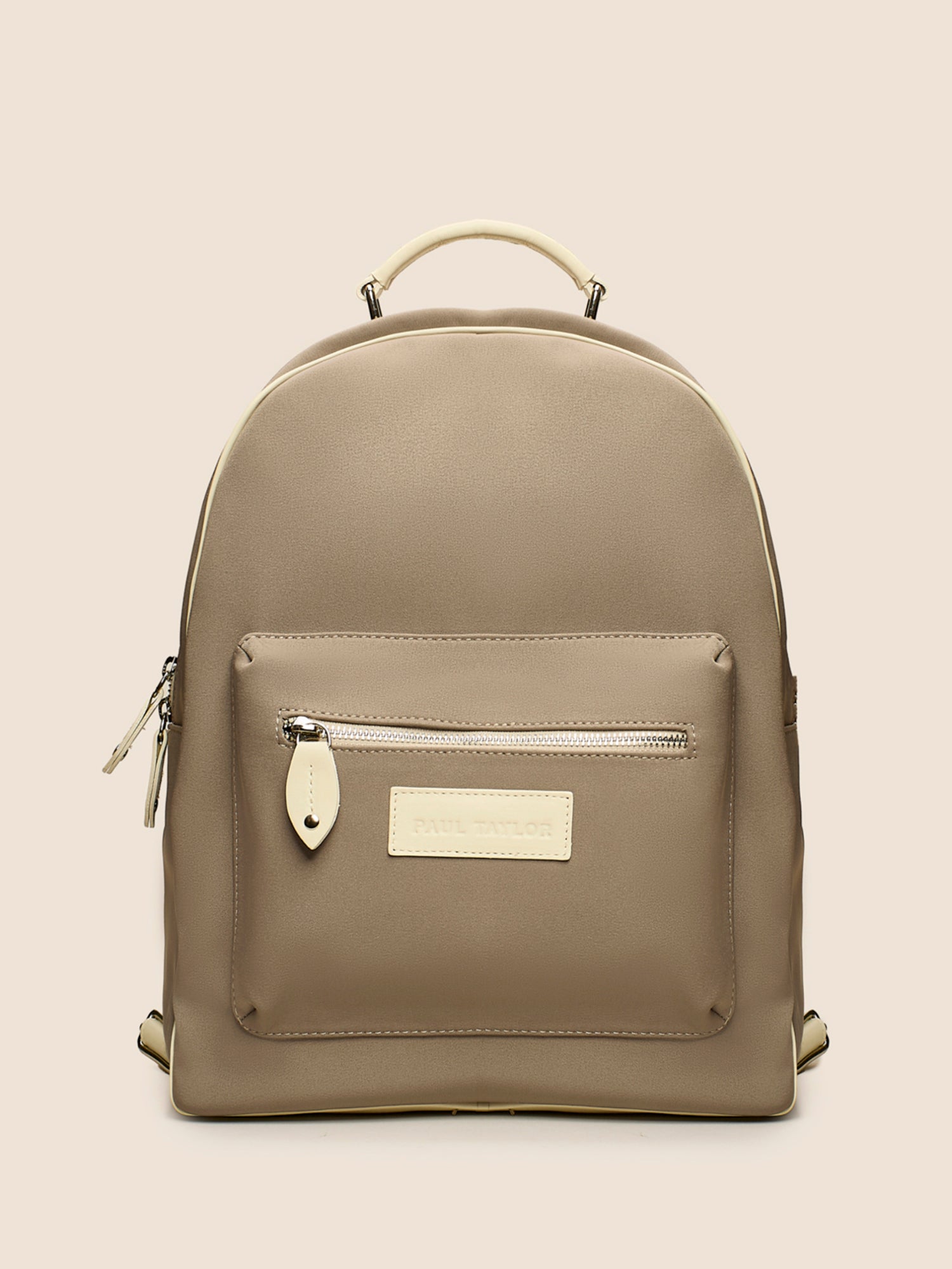 Paul & Taylor Women\'s Leather Backpack Off-white calfskin technical backpack main image 3