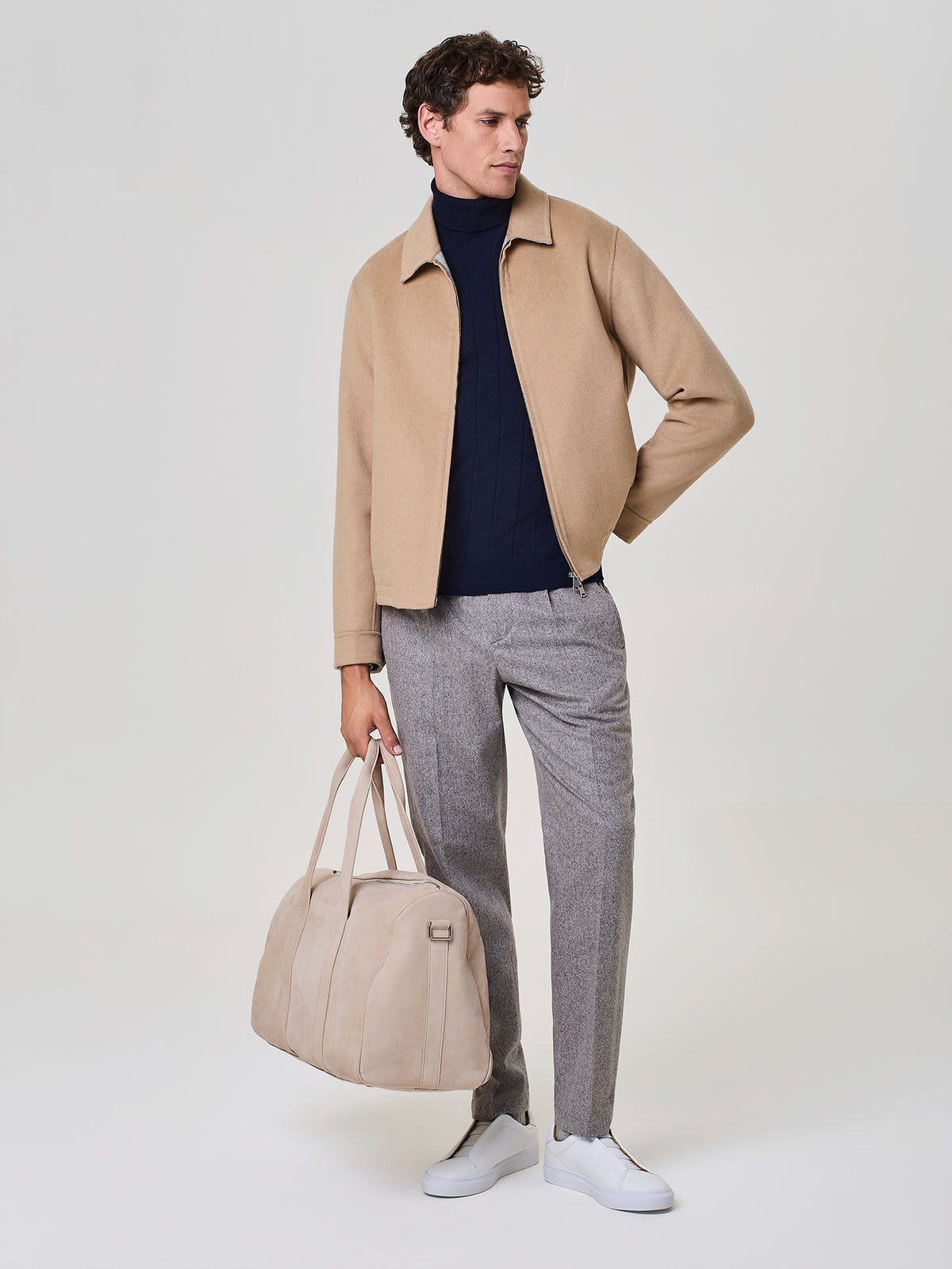 NUBUCK DUFFLE BAG