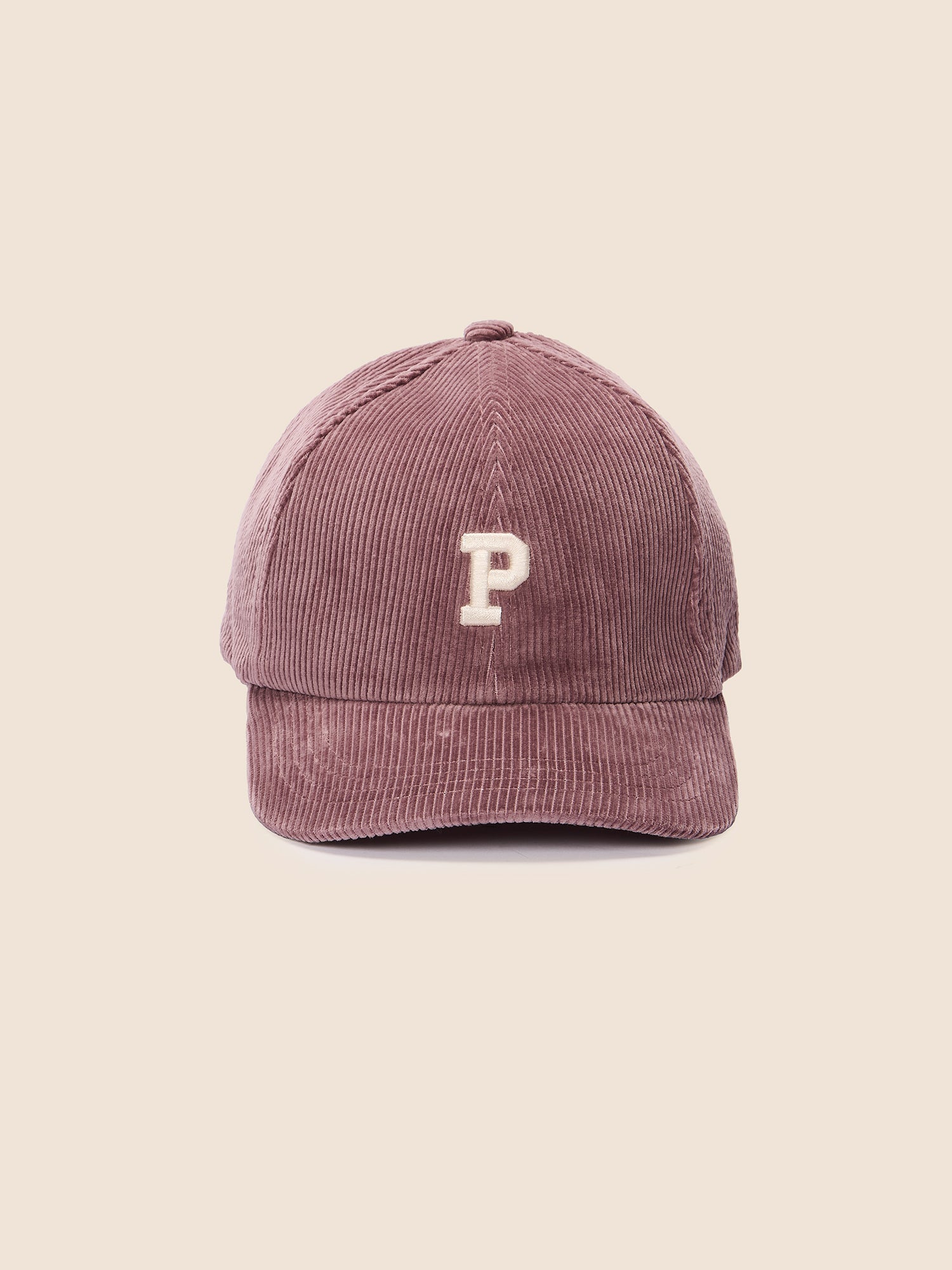 BASEBALL IN VELLUTO A COSTE MAUVE