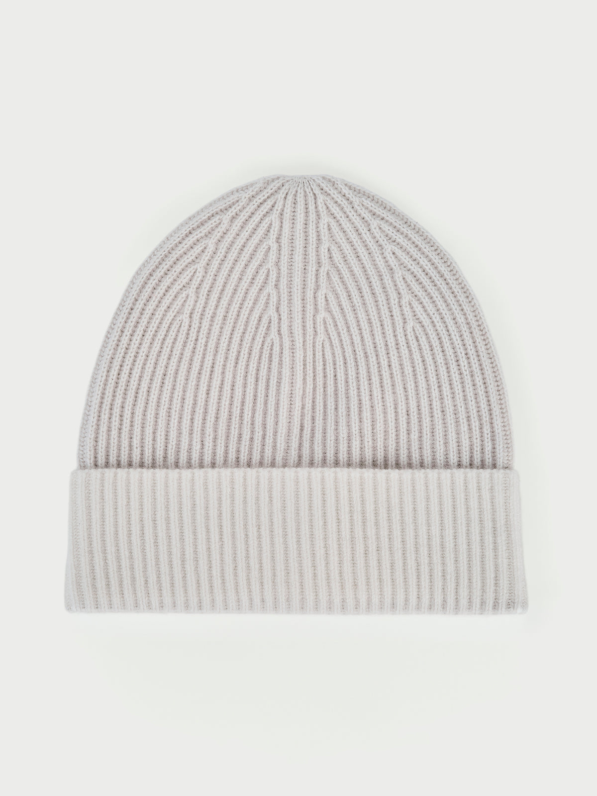 Berretto bicolore misto lana tricot