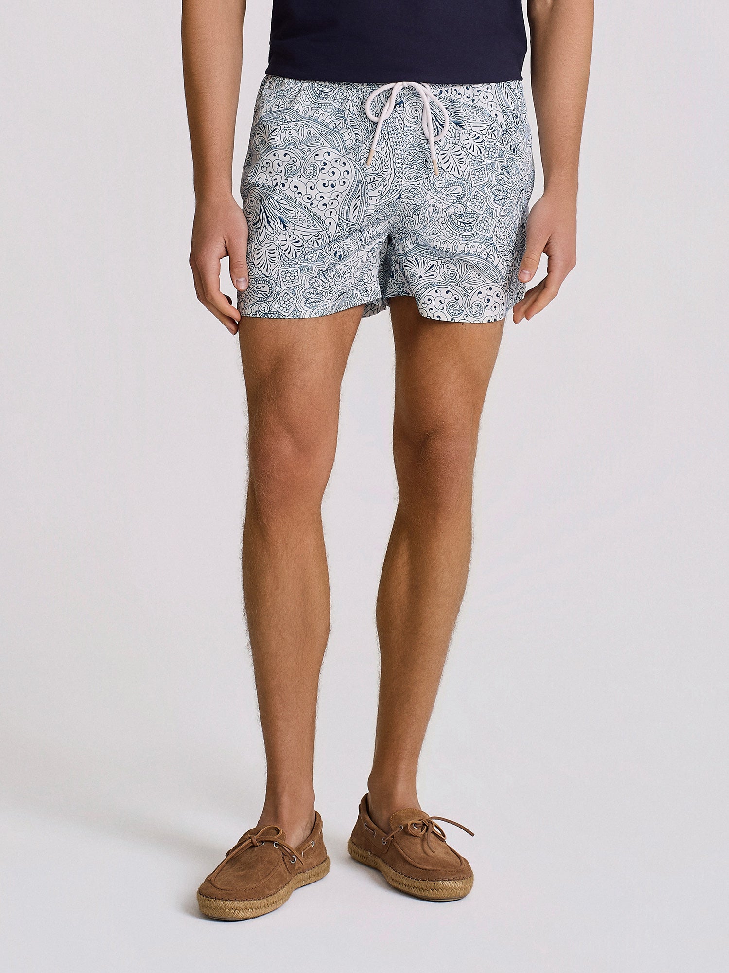 Swim shorts in technical fabric
