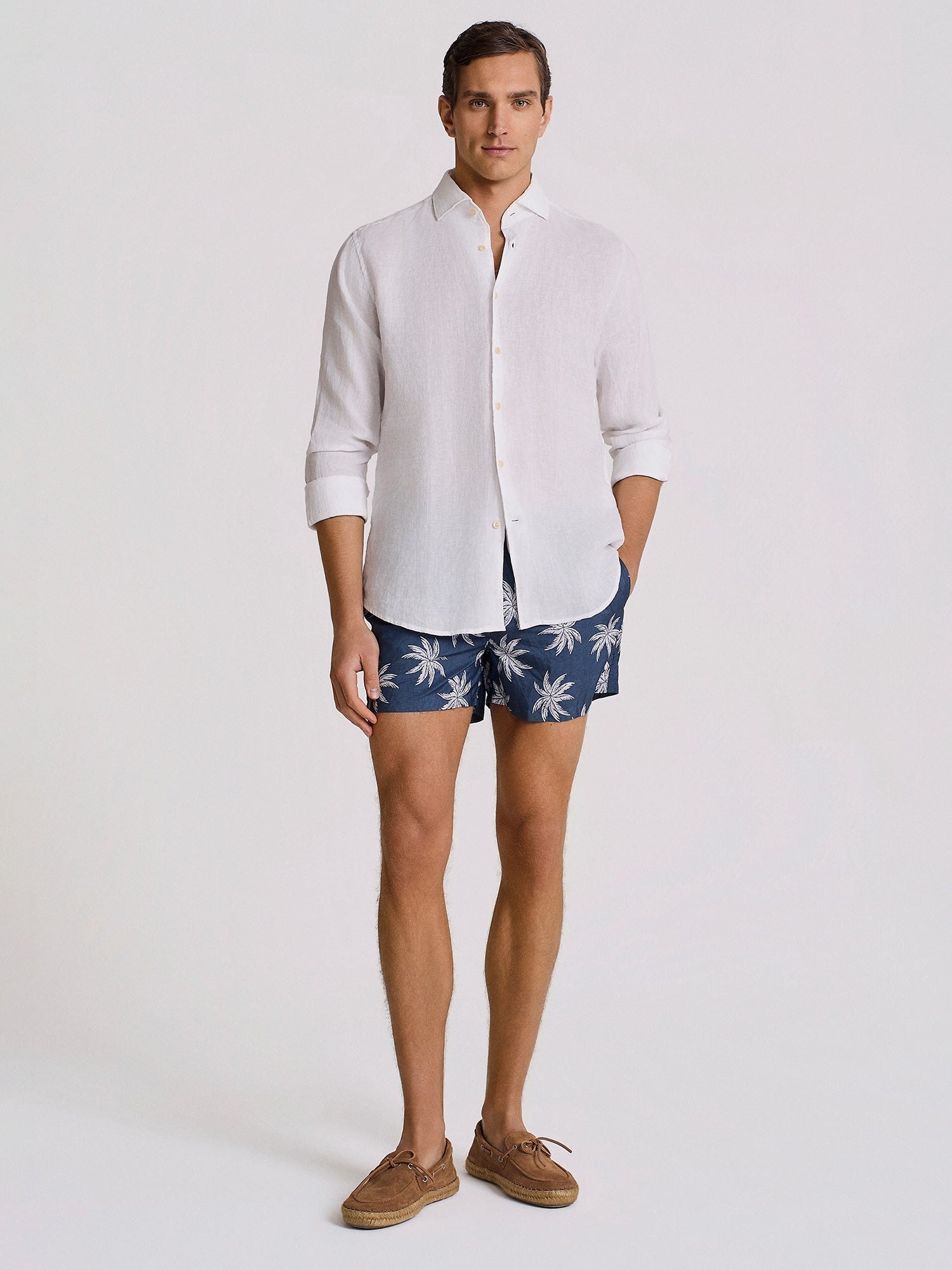 Swim shorts in technical fabric