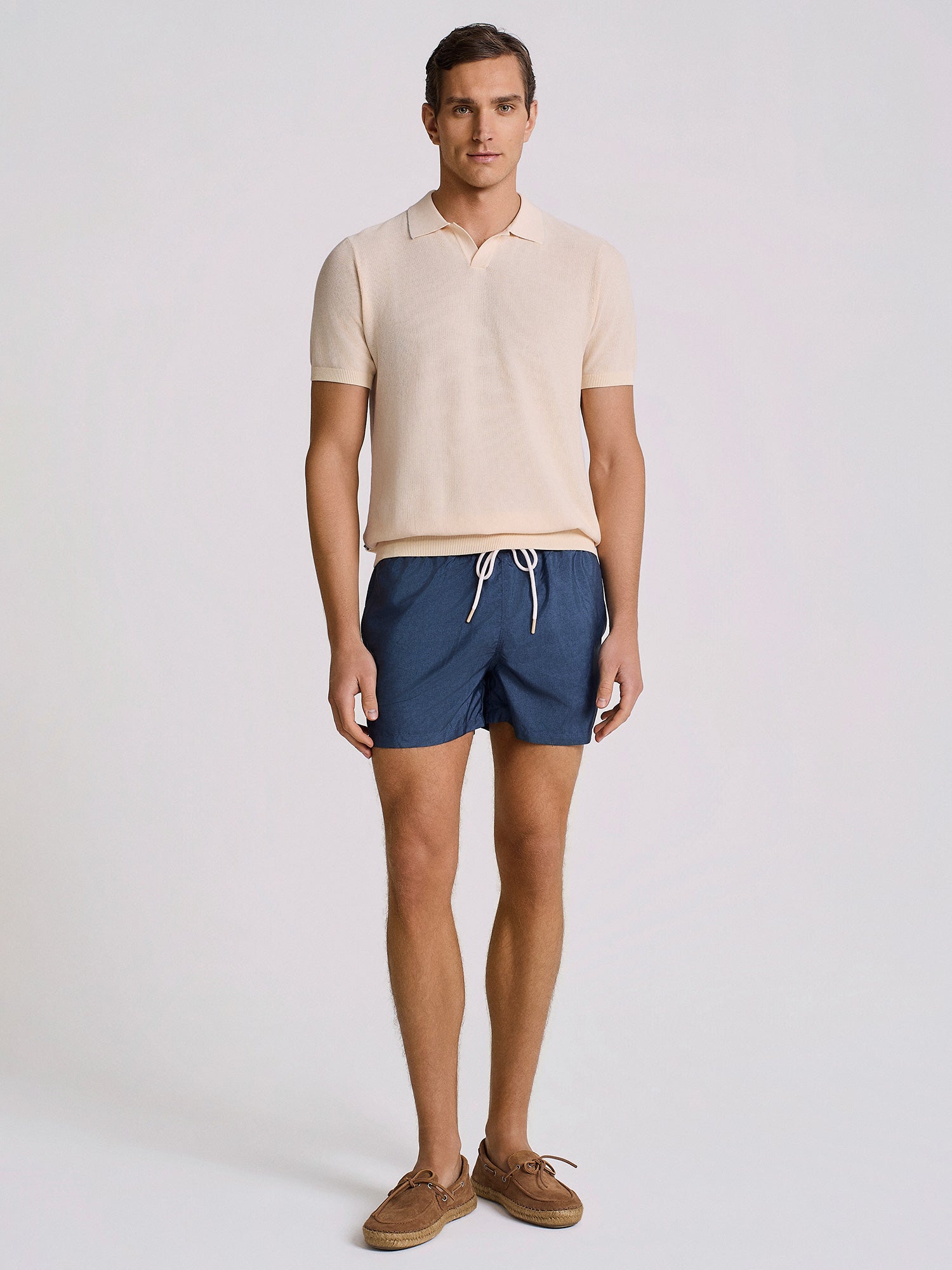 Swim shorts in technical fabric
