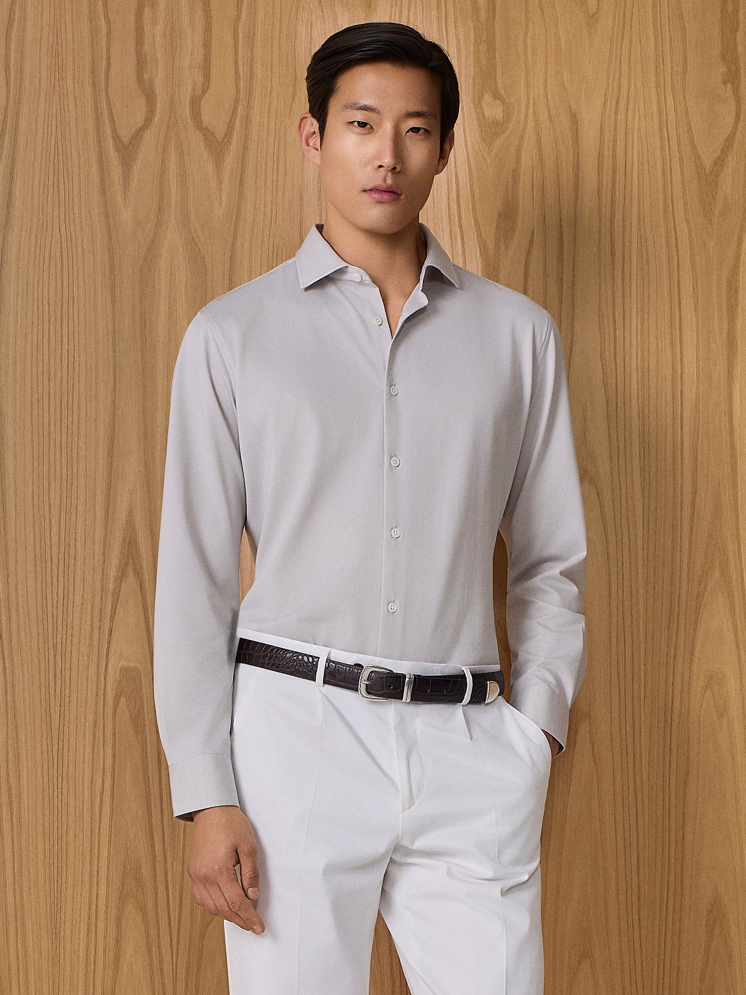 Light grey technical shirt