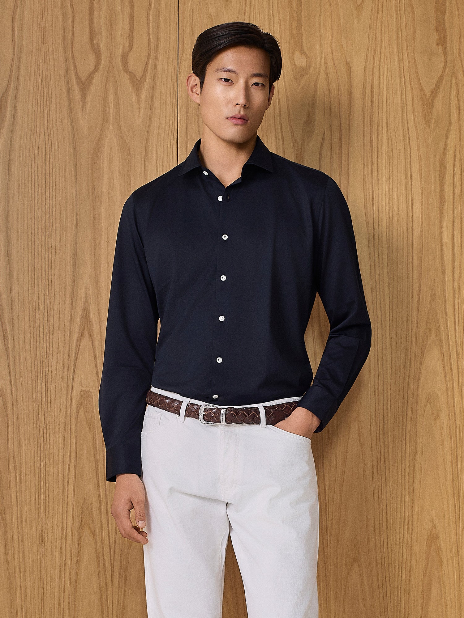 Blue technical shirt