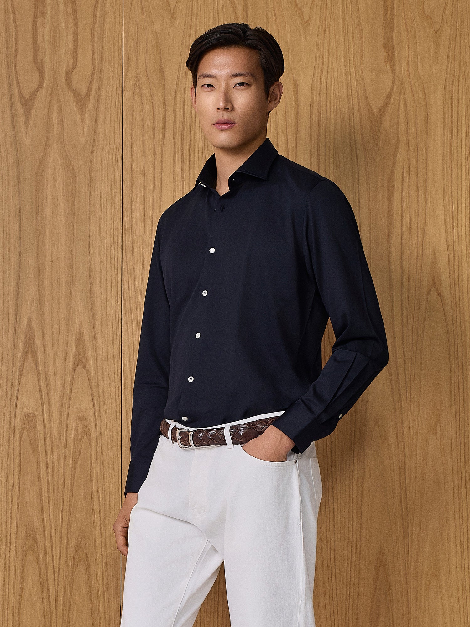 Blue technical shirt