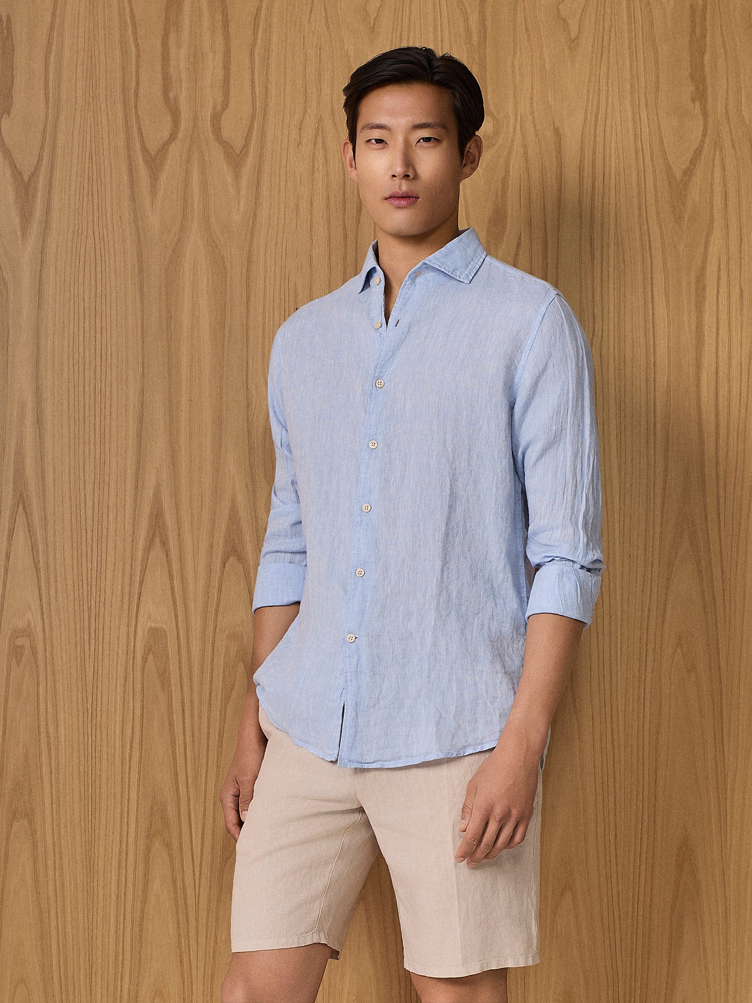 Camicia in lino cloud