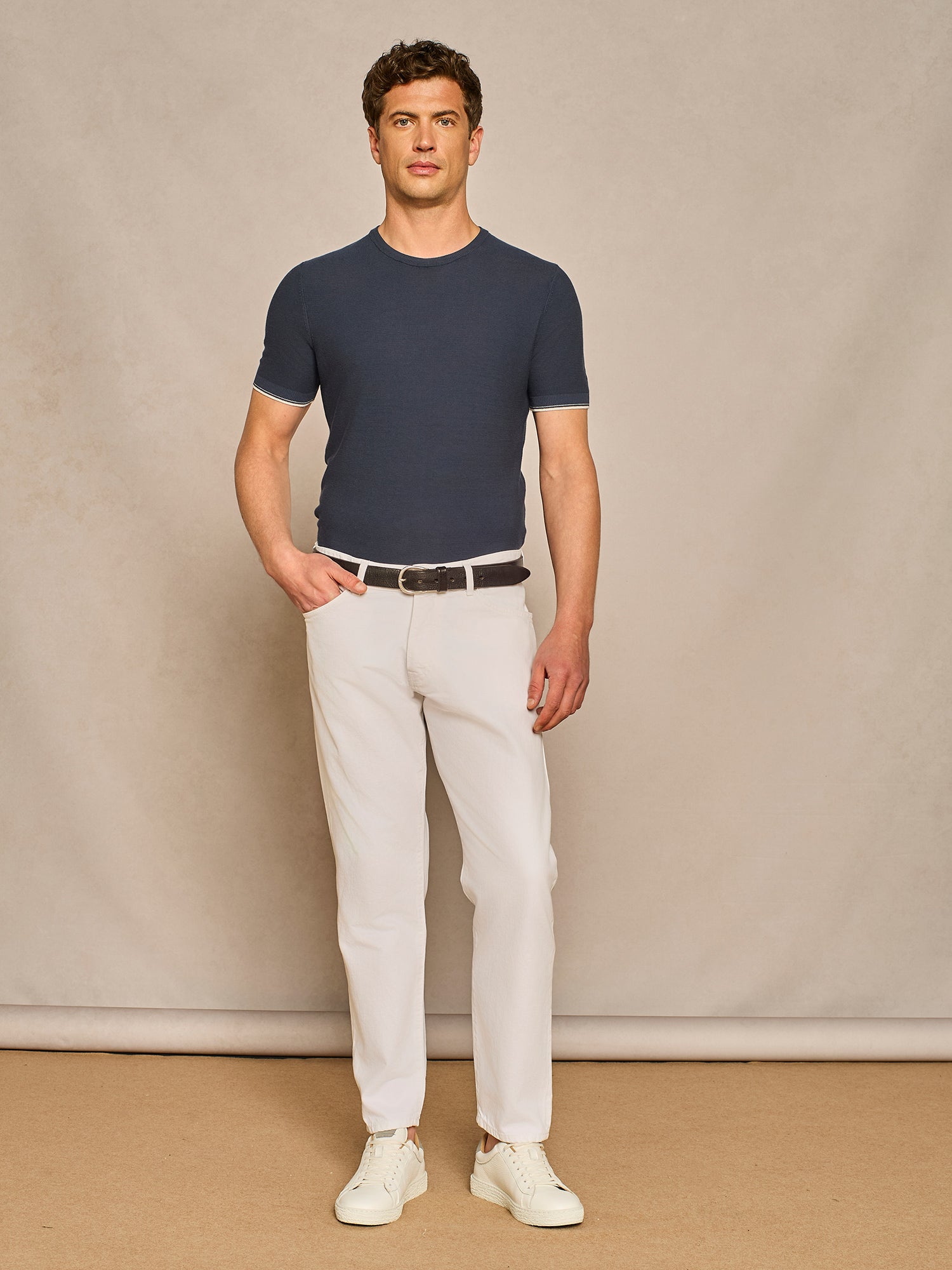 OFF WHITE FIVE POCKETS DENIM TROUSER