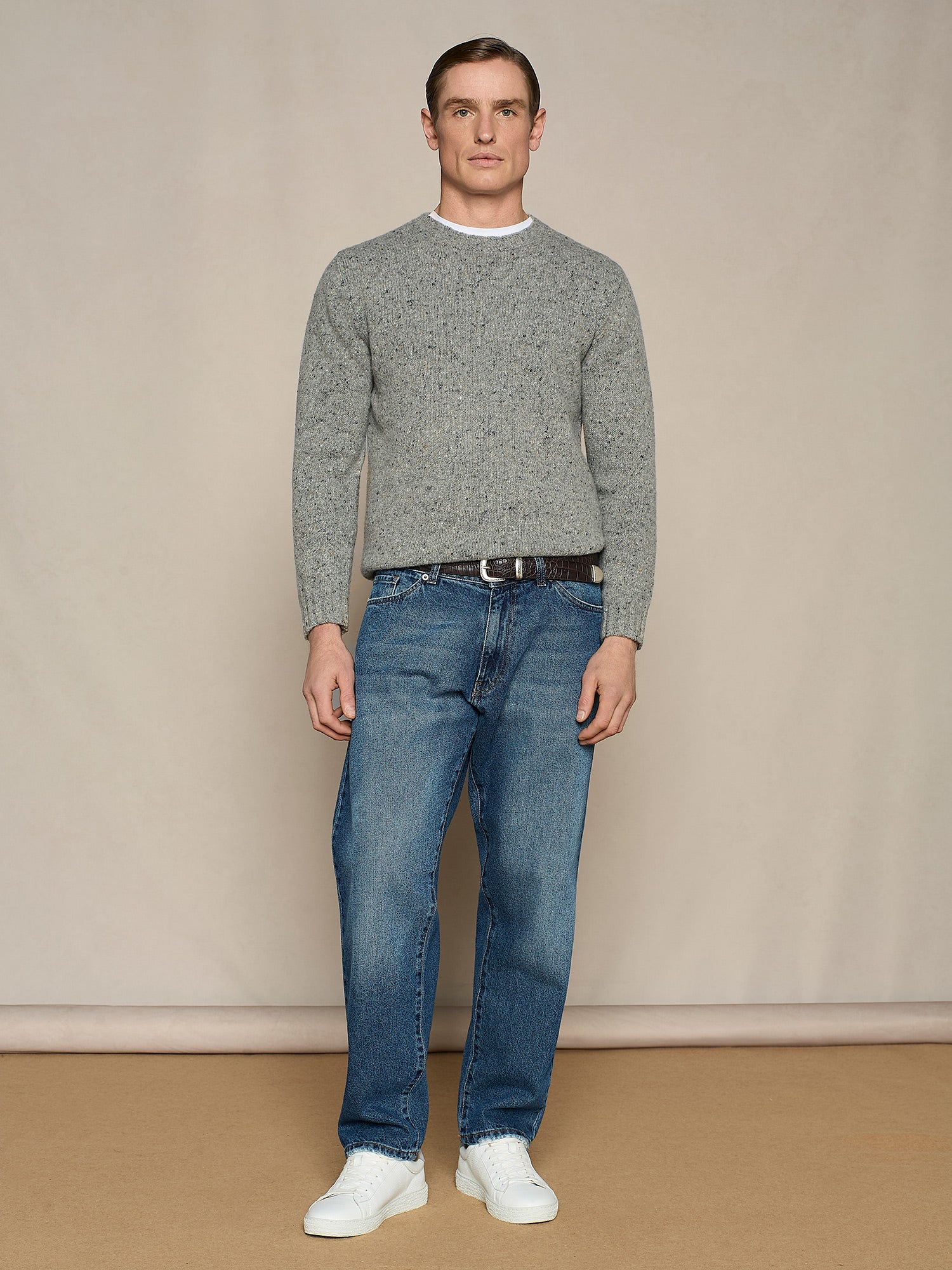 PANTALONE CINQUE TASCHE IN DENIM BLU