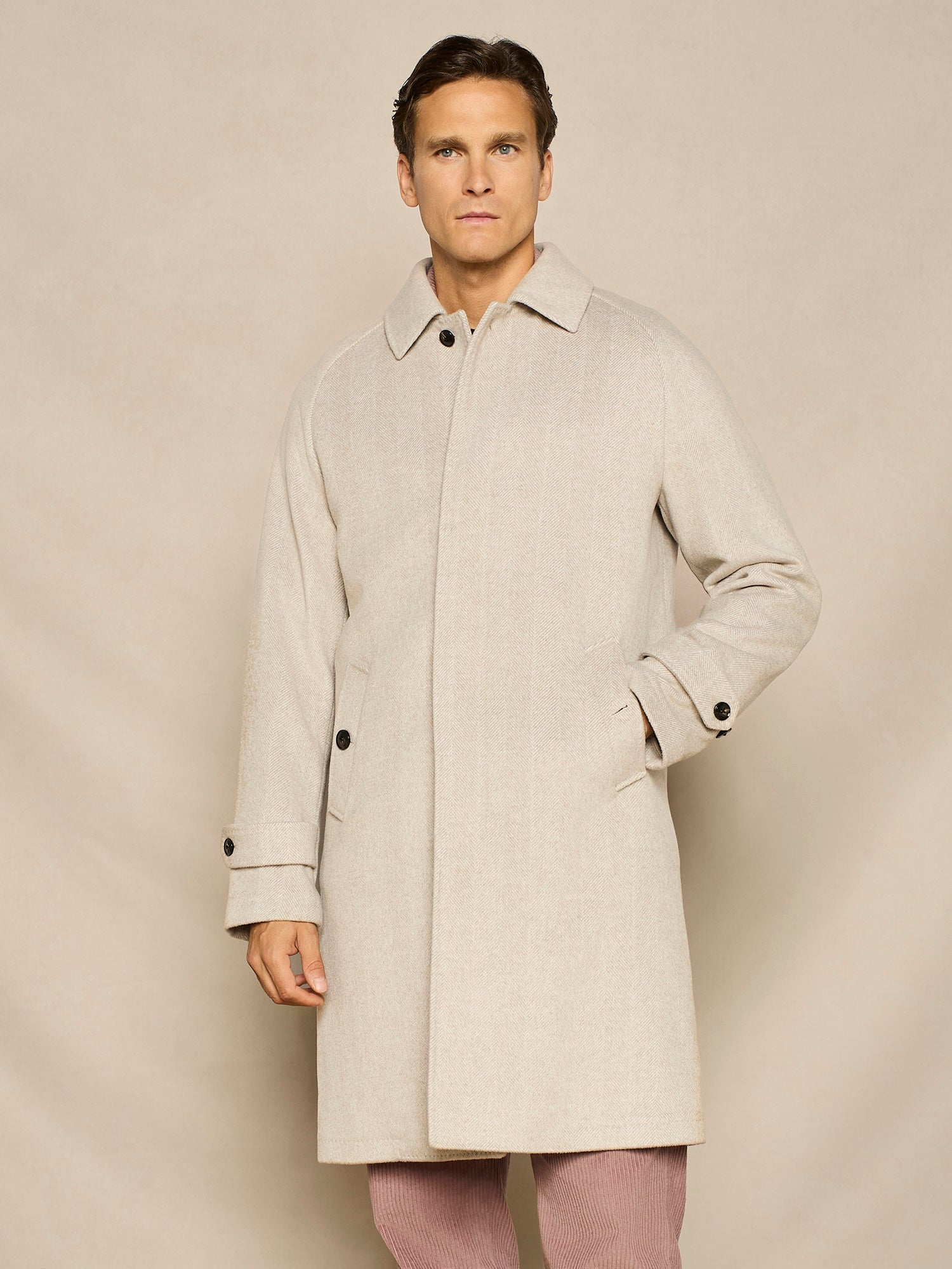 CAPPOTTO OVER SPINATO BEIGE