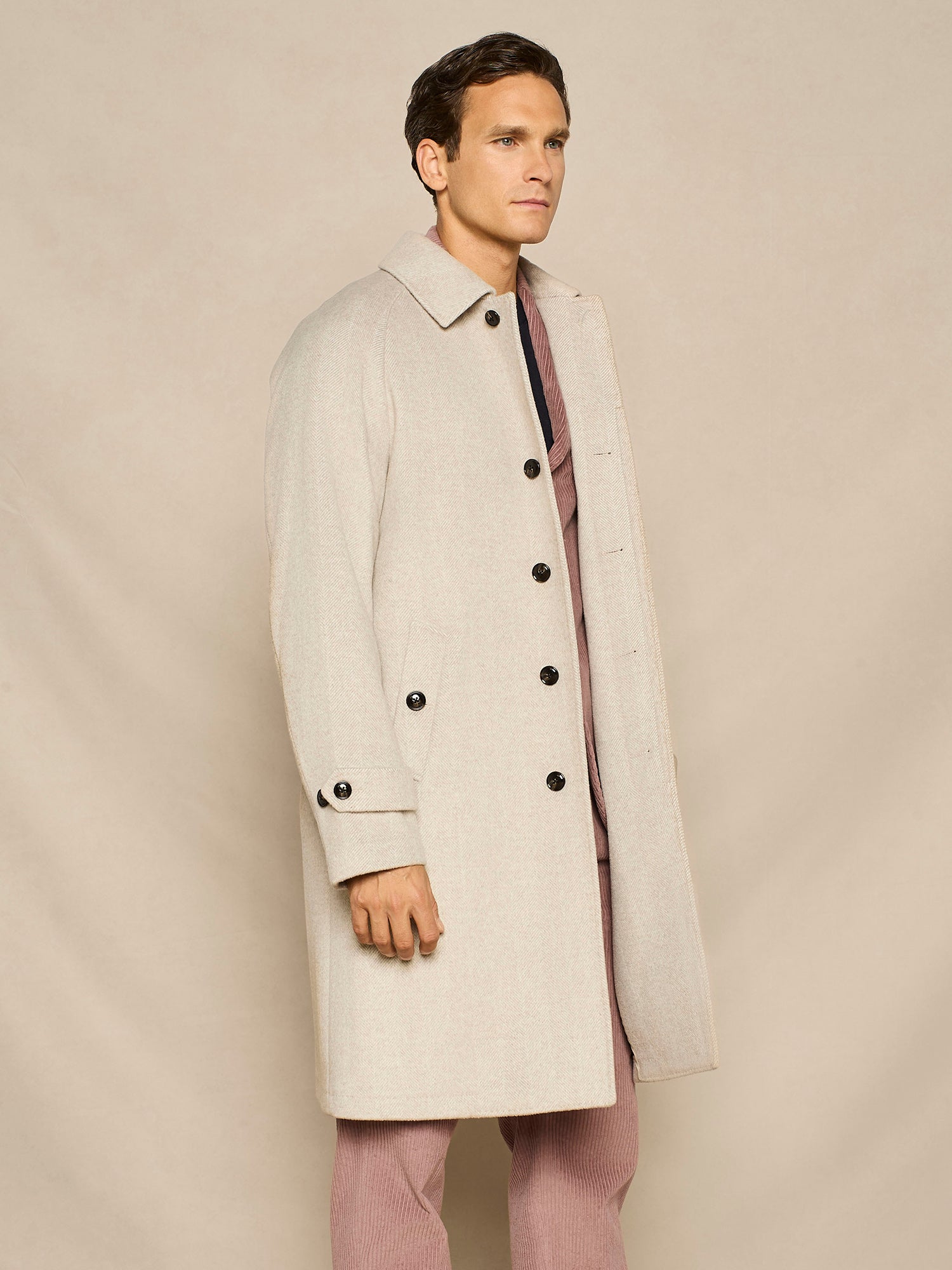 CAPPOTTO OVER SPINATO BEIGE