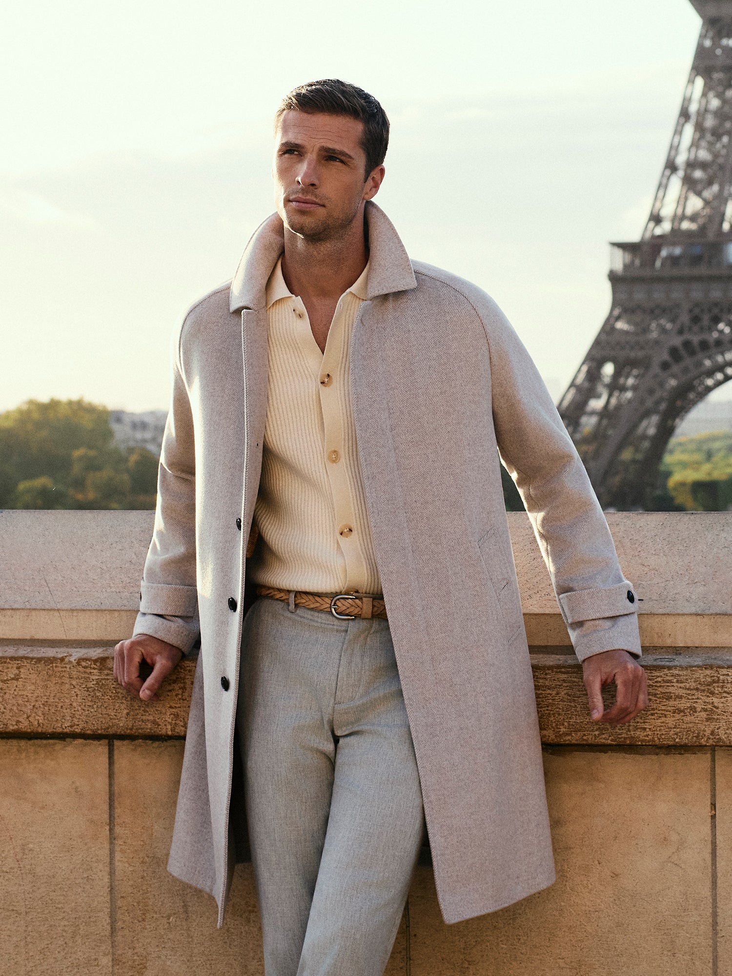CAPPOTTO OVER SPINATO BEIGE