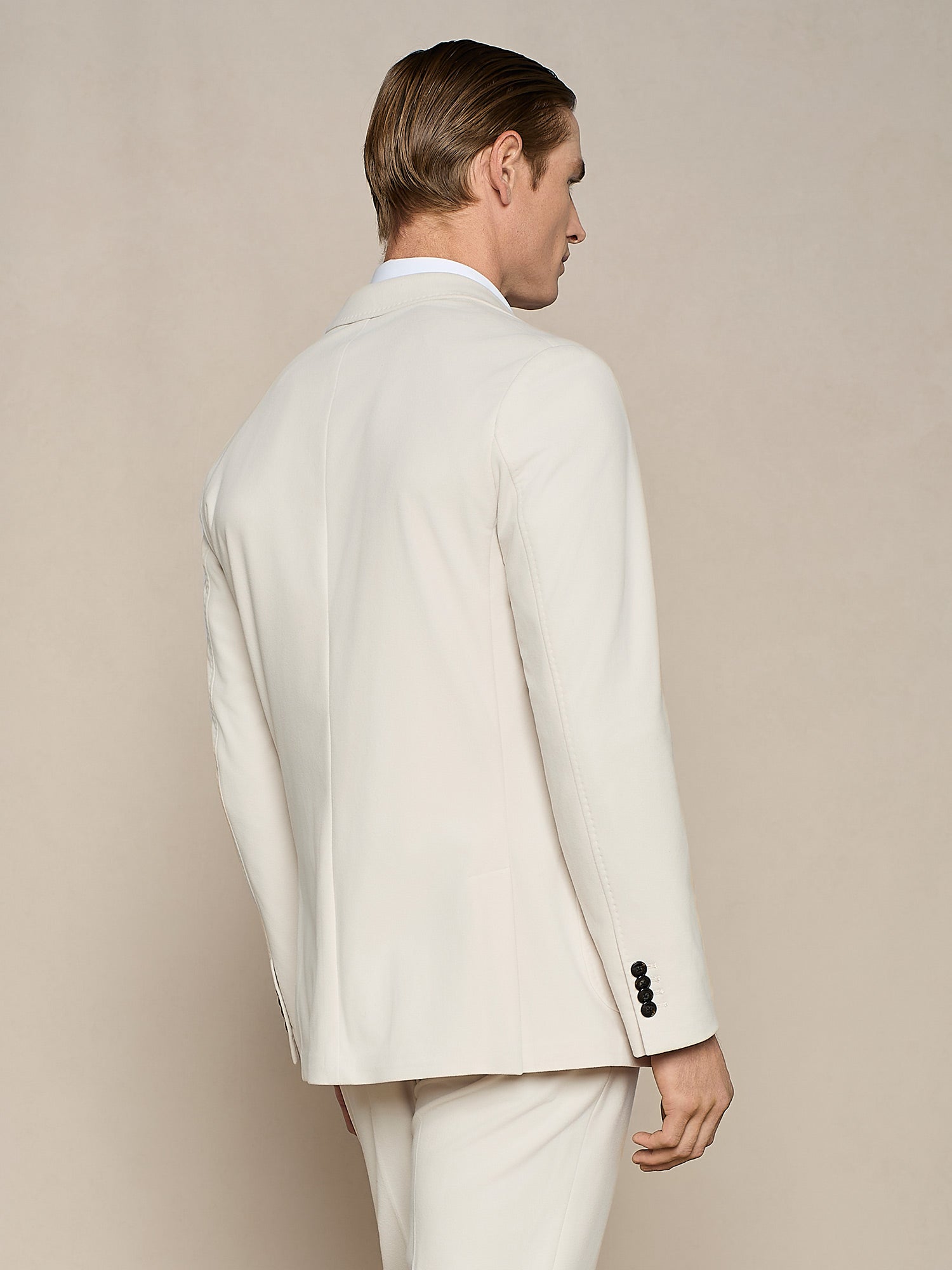 GIACCA IN JERSEY BRUSHED BEIGE