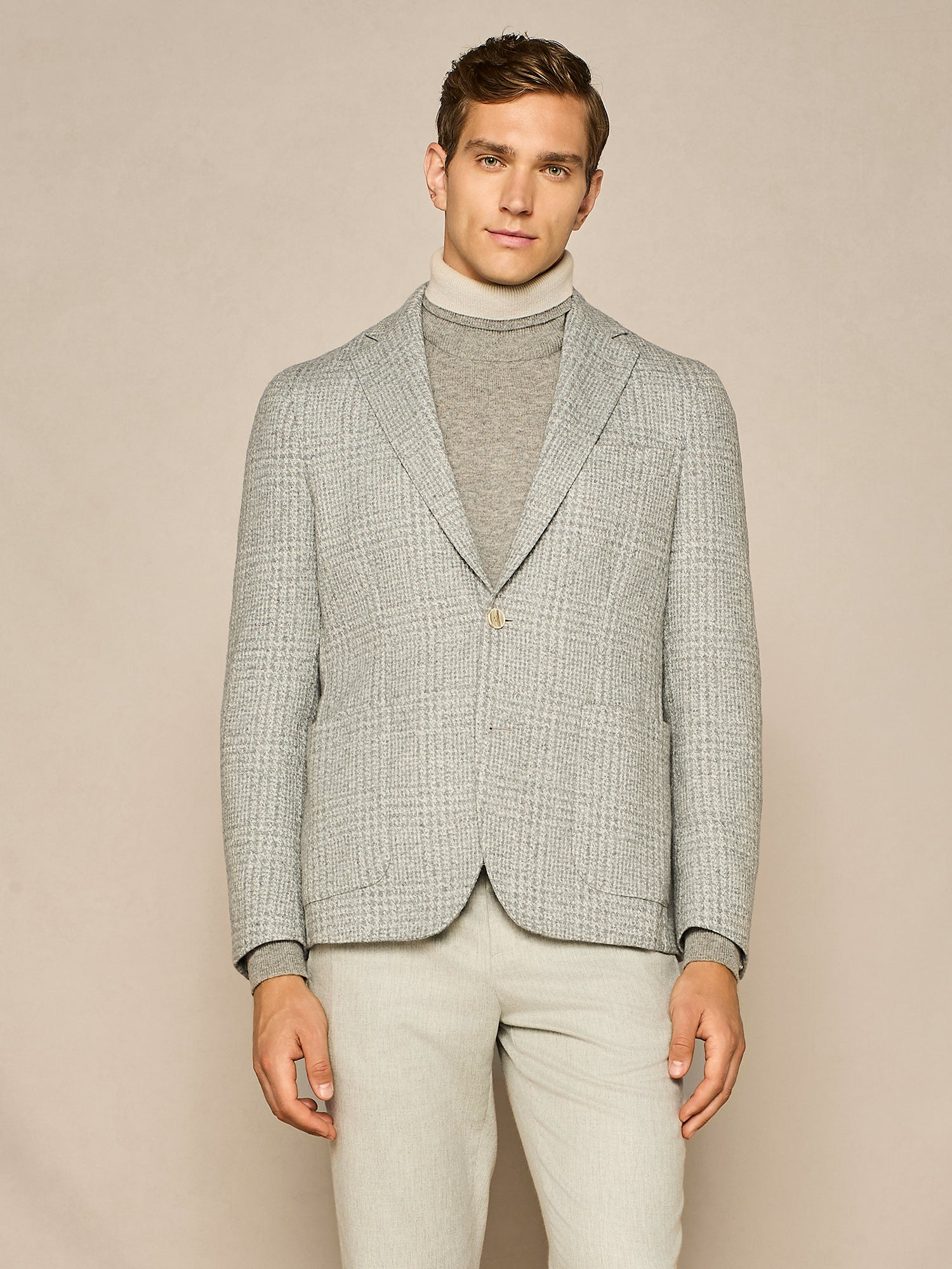 GIACCA SFODERATA IN JERSEY GALLES GRIGIO