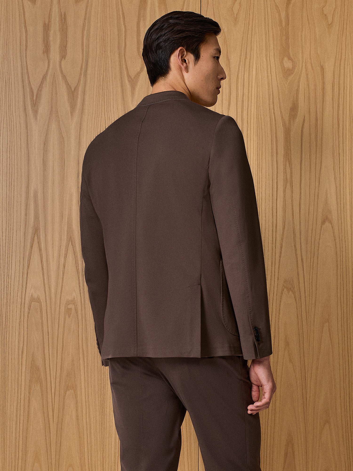 Giacca jersey piquet moro