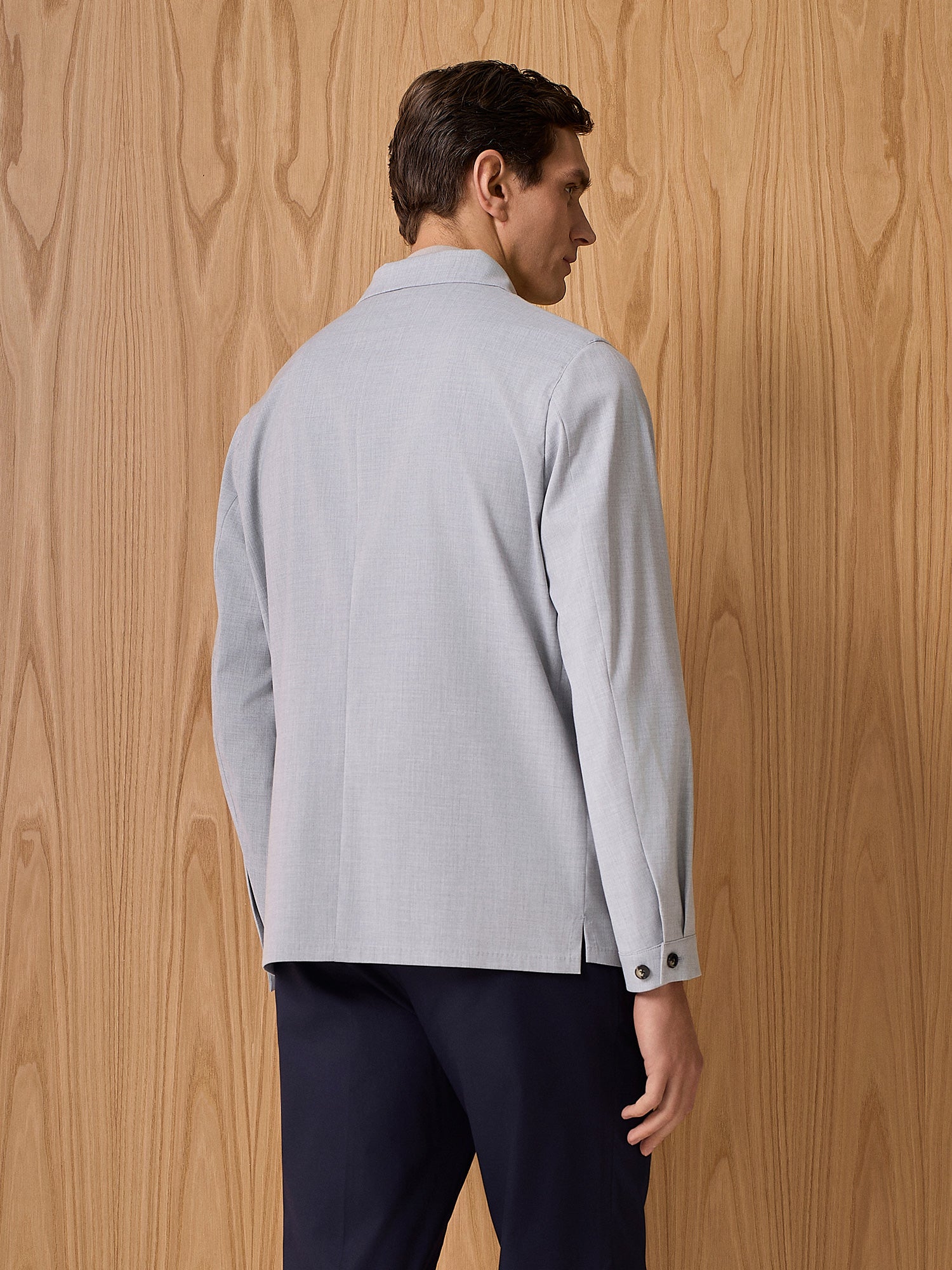 Giacca worker grigio chiaro