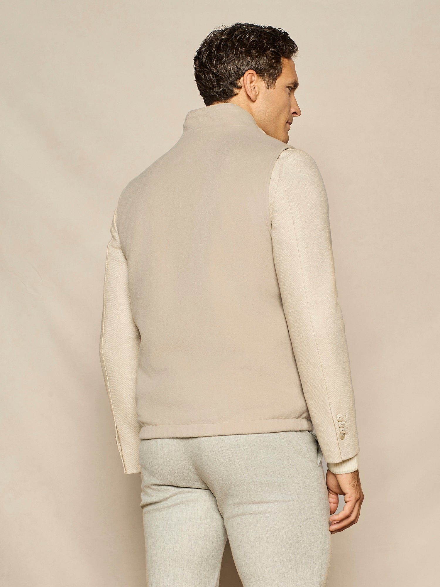 SMANICATO REVERSIBILE IN VELOUR BURRO