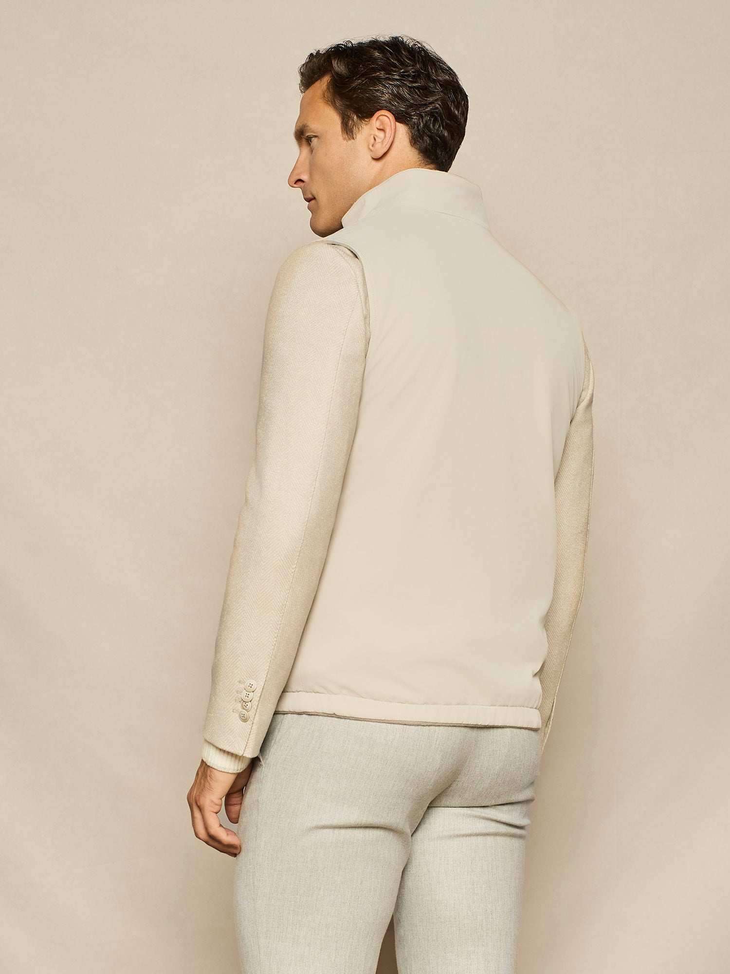 SMANICATO REVERSIBILE IN VELOUR BURRO