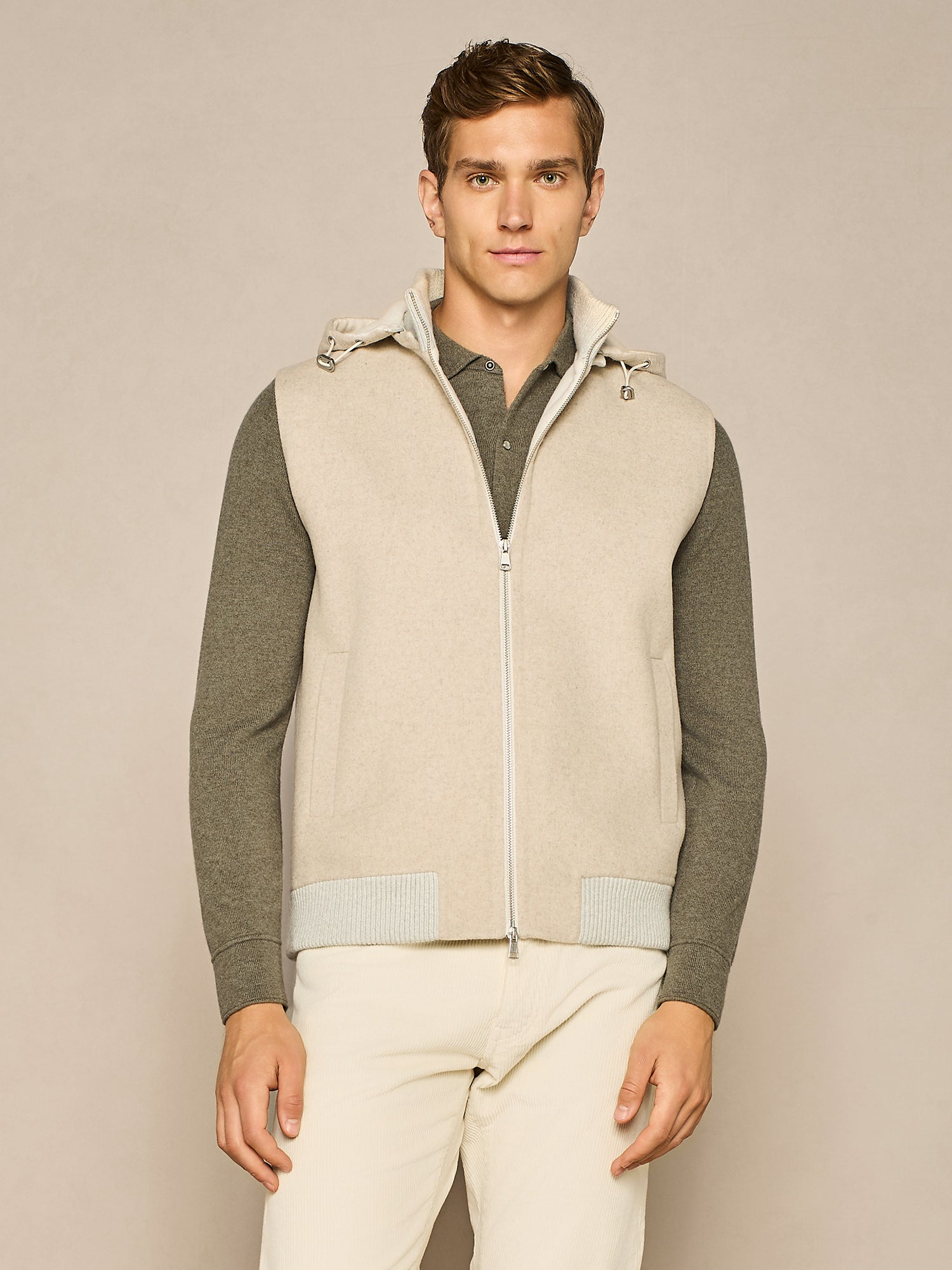 SMANICATO NO STITCHING BEIGE
