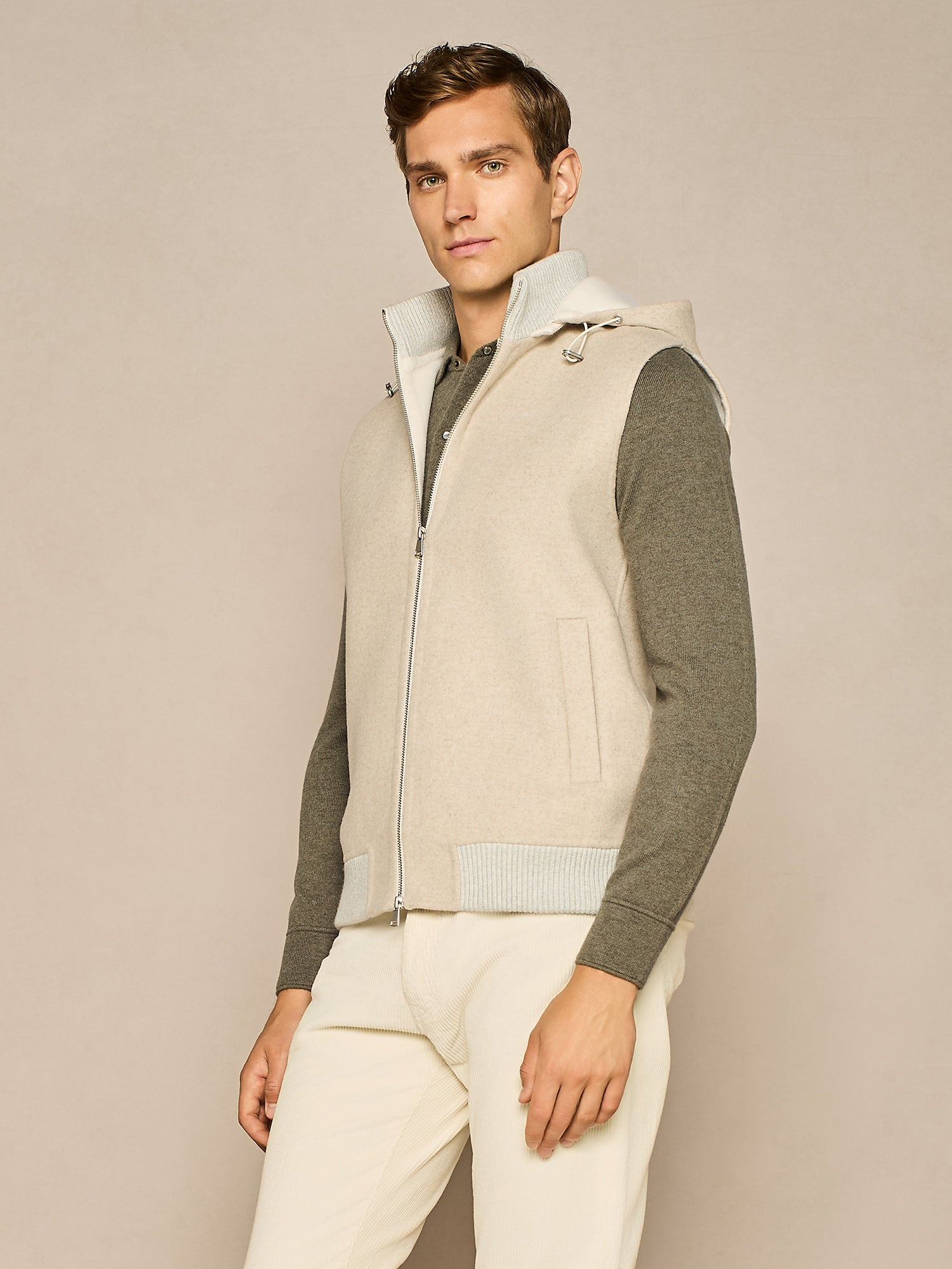 SMANICATO NO STITCHING BEIGE