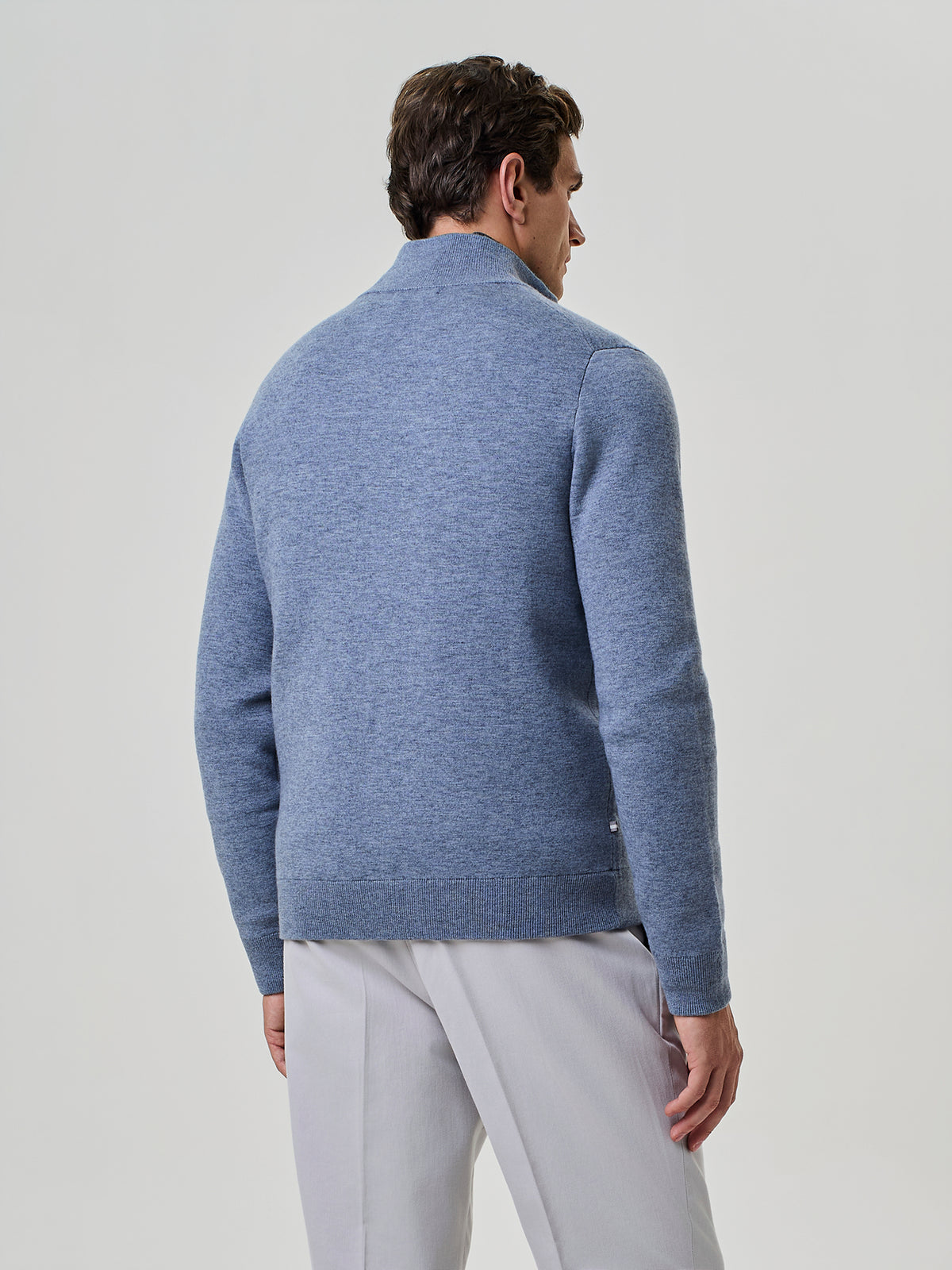 Bomber in maglia dusty