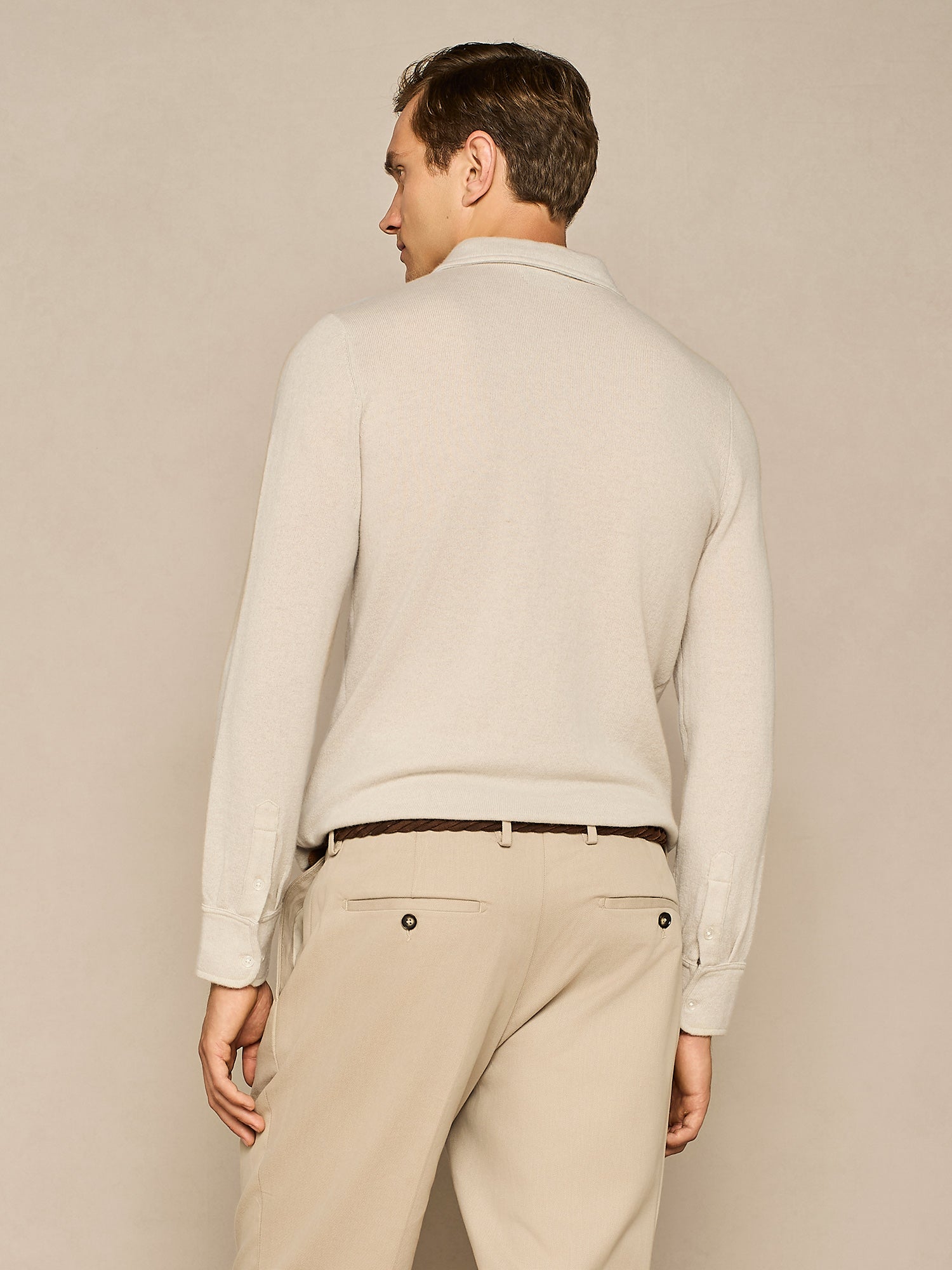 BUTTER CASHMERE BLEND POLO 