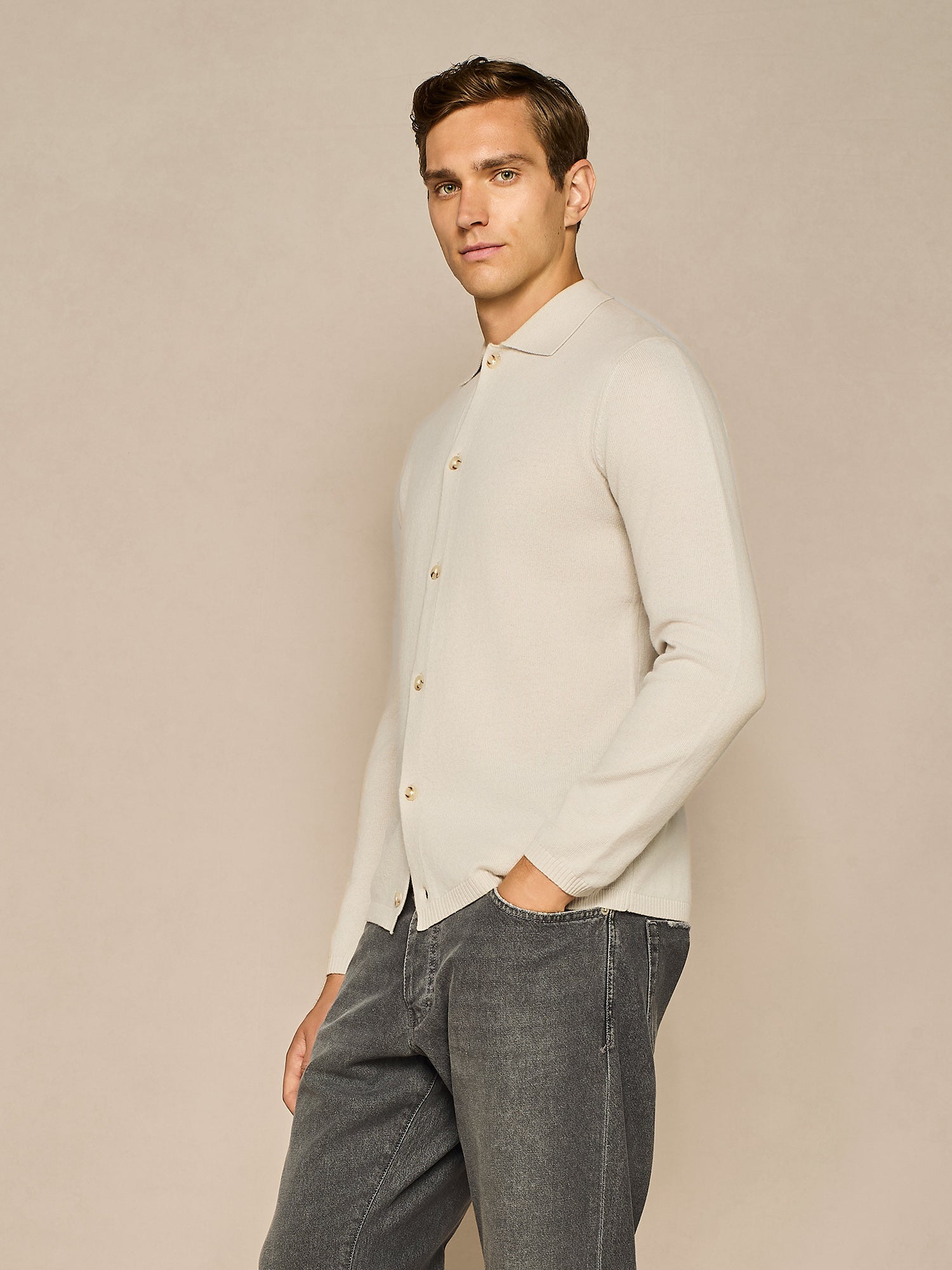 BUTTER WOOL BLEND SHIRT
