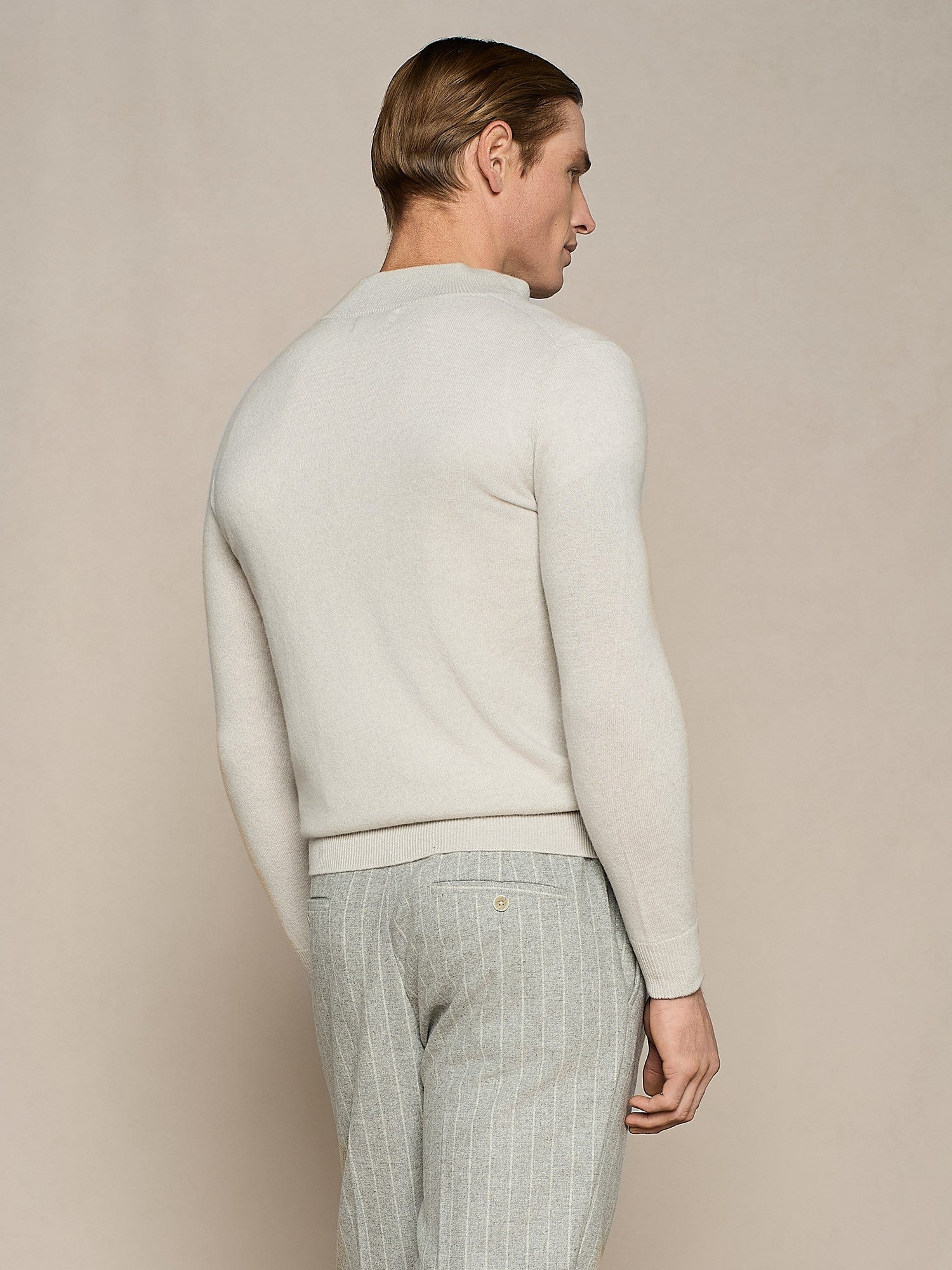 MAGLIA FULL ZIP BURRO