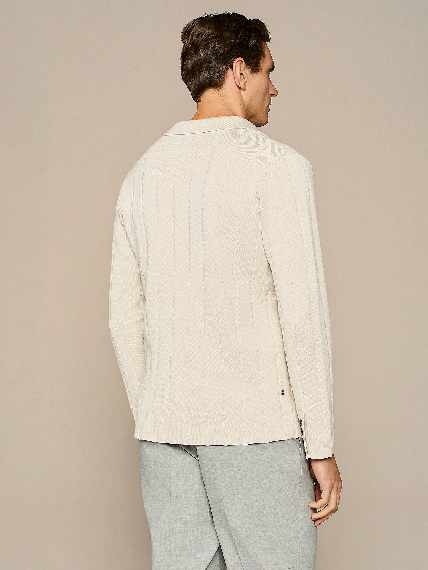 GIACCA IN MAGLIA BURRO