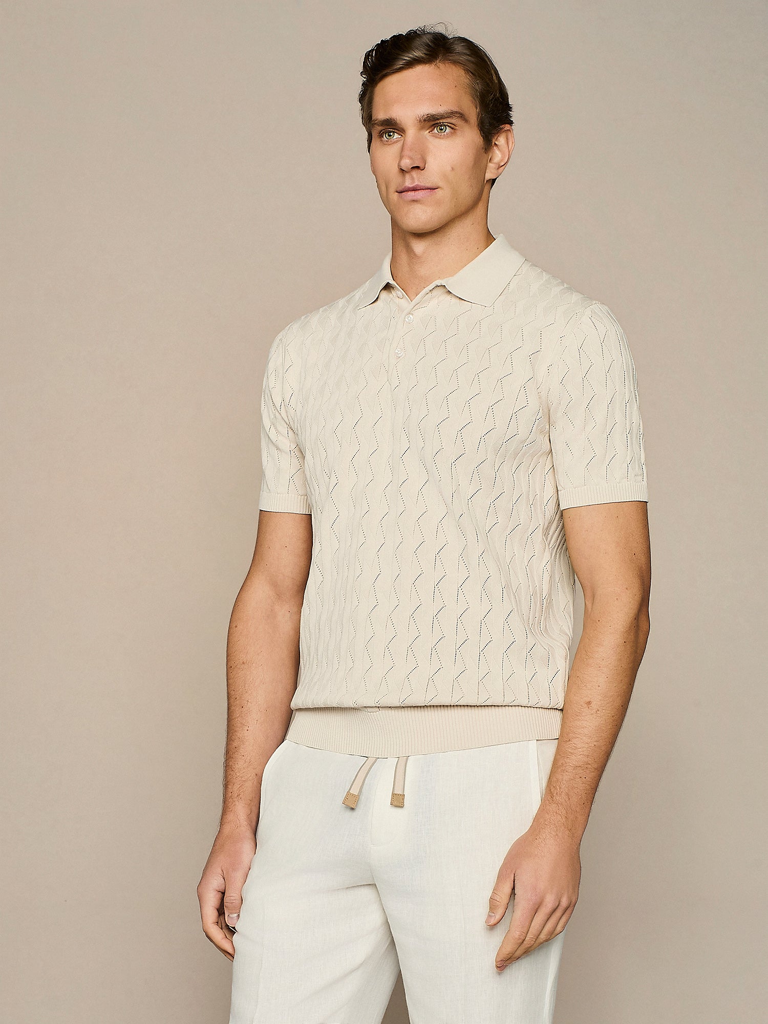 BUTTER WAKE KNITTED POLO 
